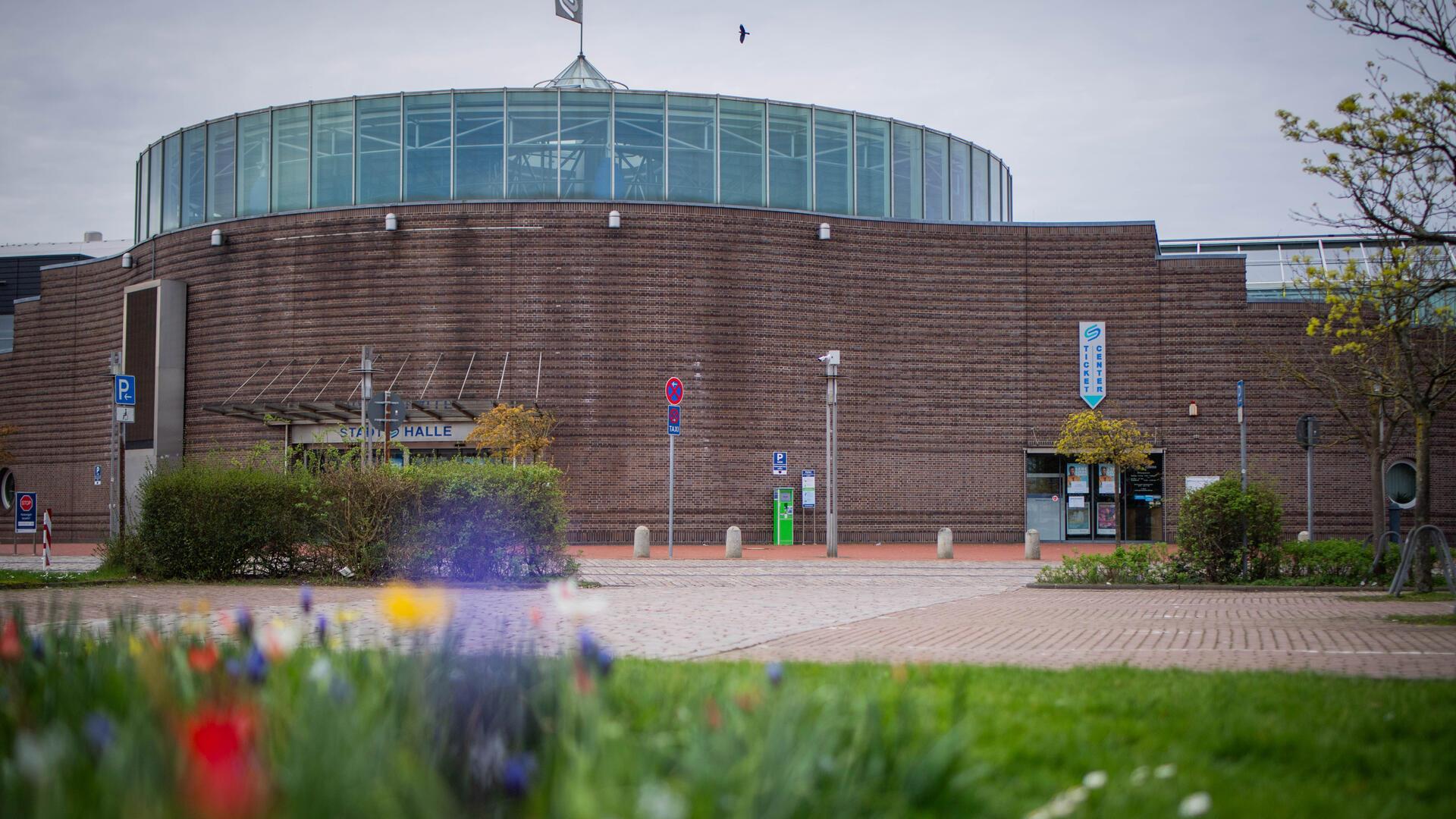 Fassade der Stadthalle Bremerhaven