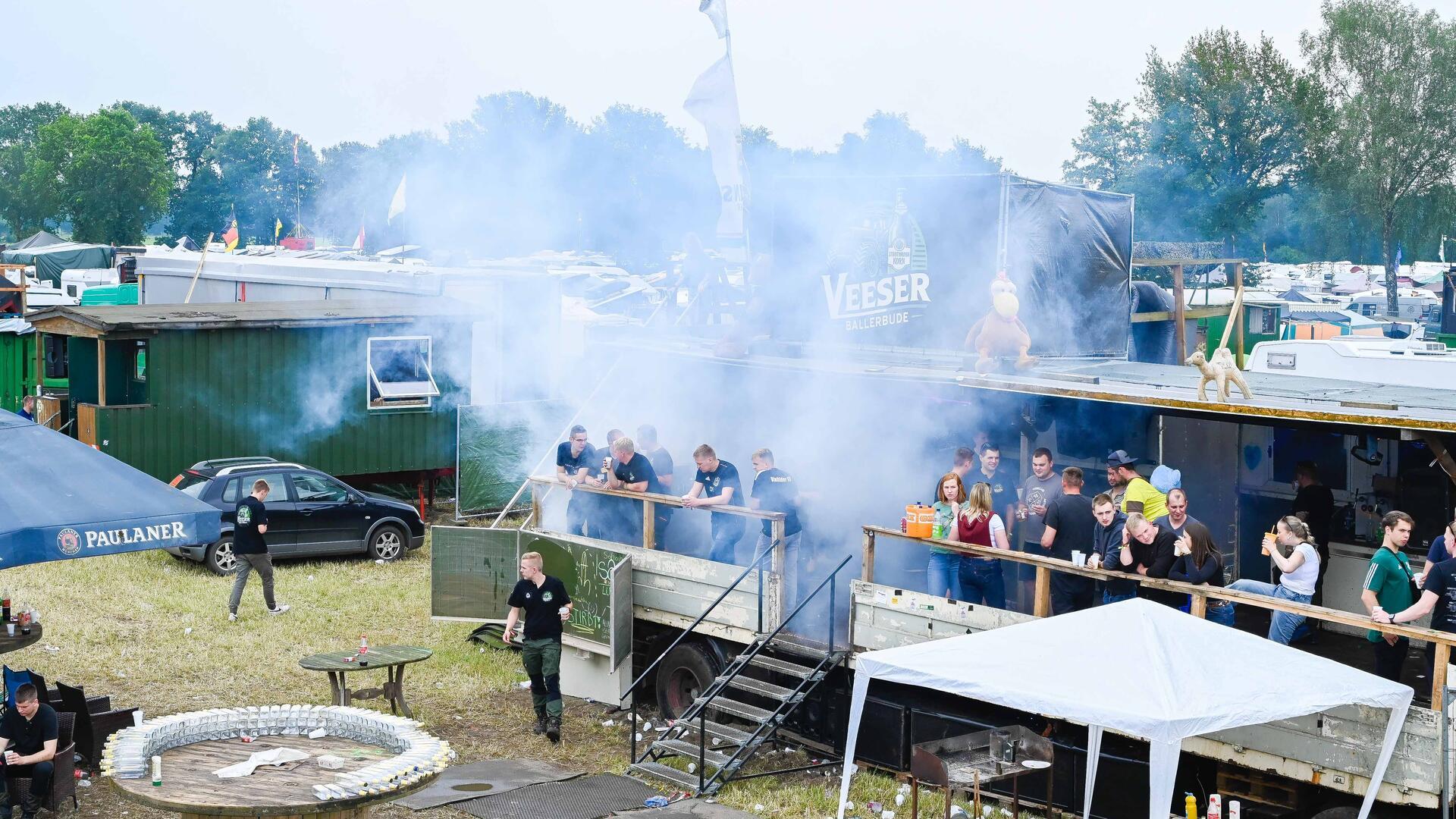 Auch am Festival-Freitag ging es beim Hurricane ordentlich ab.