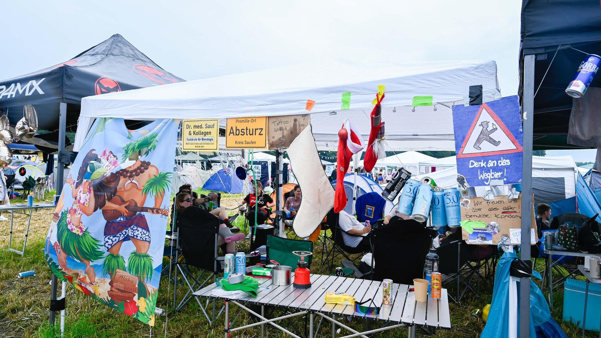 Auch am Festival-Freitag ging es beim Hurricane ordentlich ab.