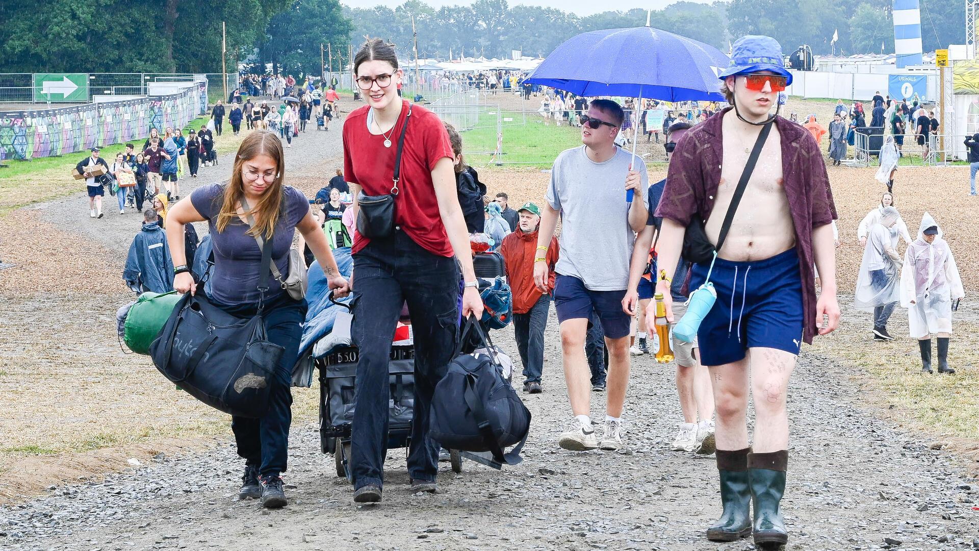 Auch am Festival-Freitag ging es beim Hurricane ordentlich ab.