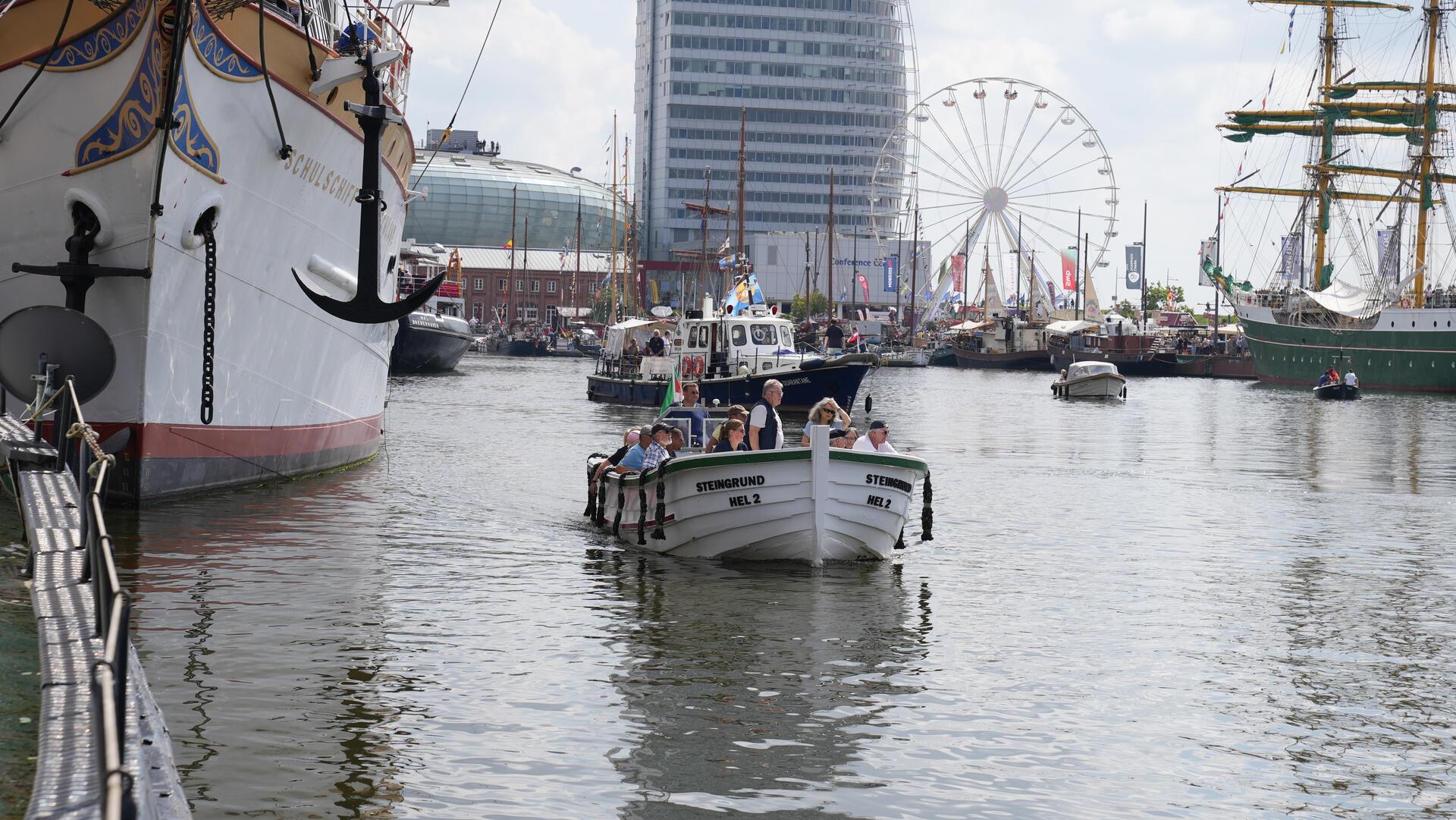 Auch die Börteboote der Schiffergilde dürfen auf den Maritimen Tagen 2024 nicht ...