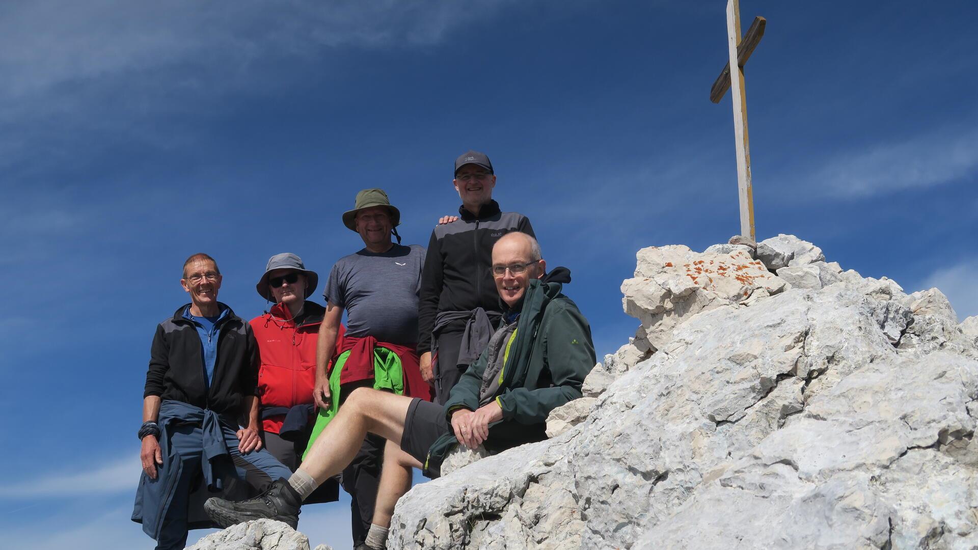 Auf dem Temlberggipfel.