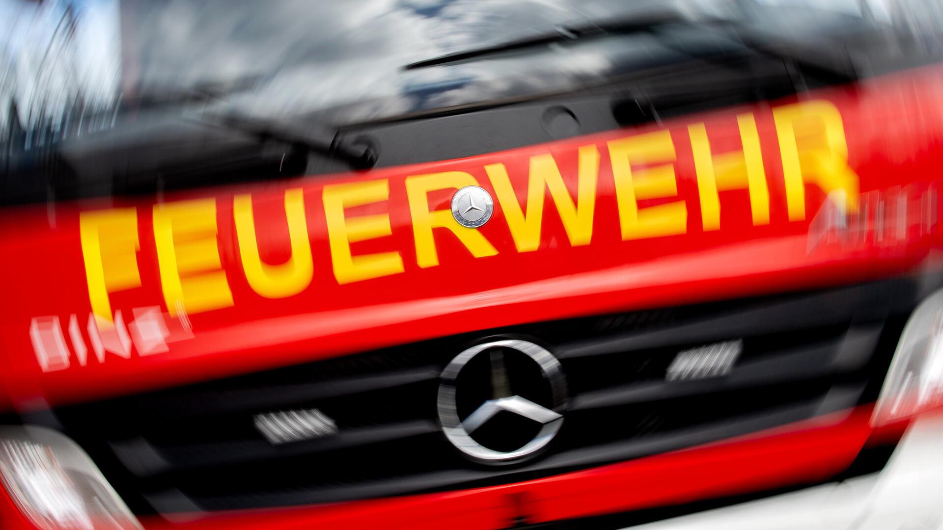 Ein Einsatzfahrzeug der Feuerwehr