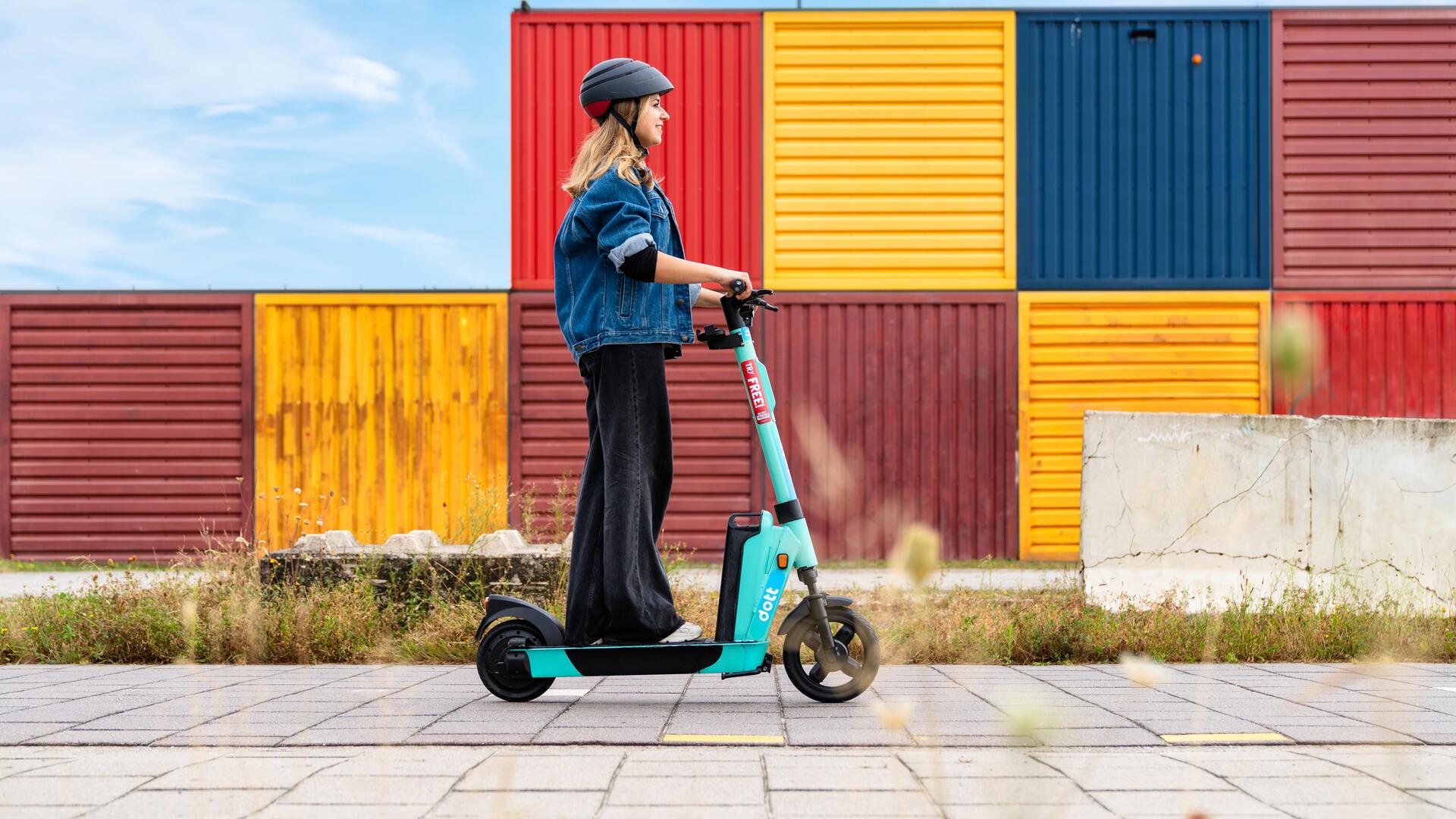 Aus TIER wird Dott: So sollen die E-Scooter ab März aussehen.