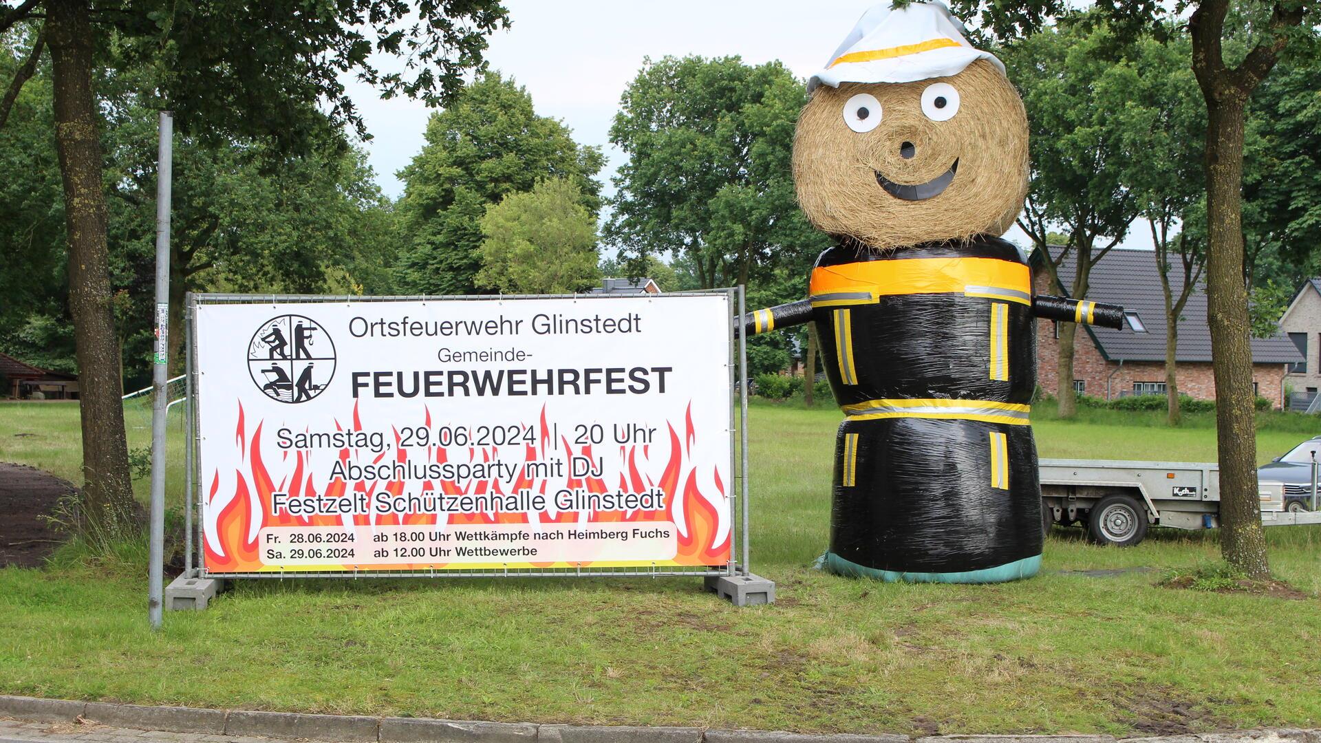 Ausrichter des diesjährigen Gnarrenburger Gemeindefeuerfestes ist die Glinstedter Feuerwehr.