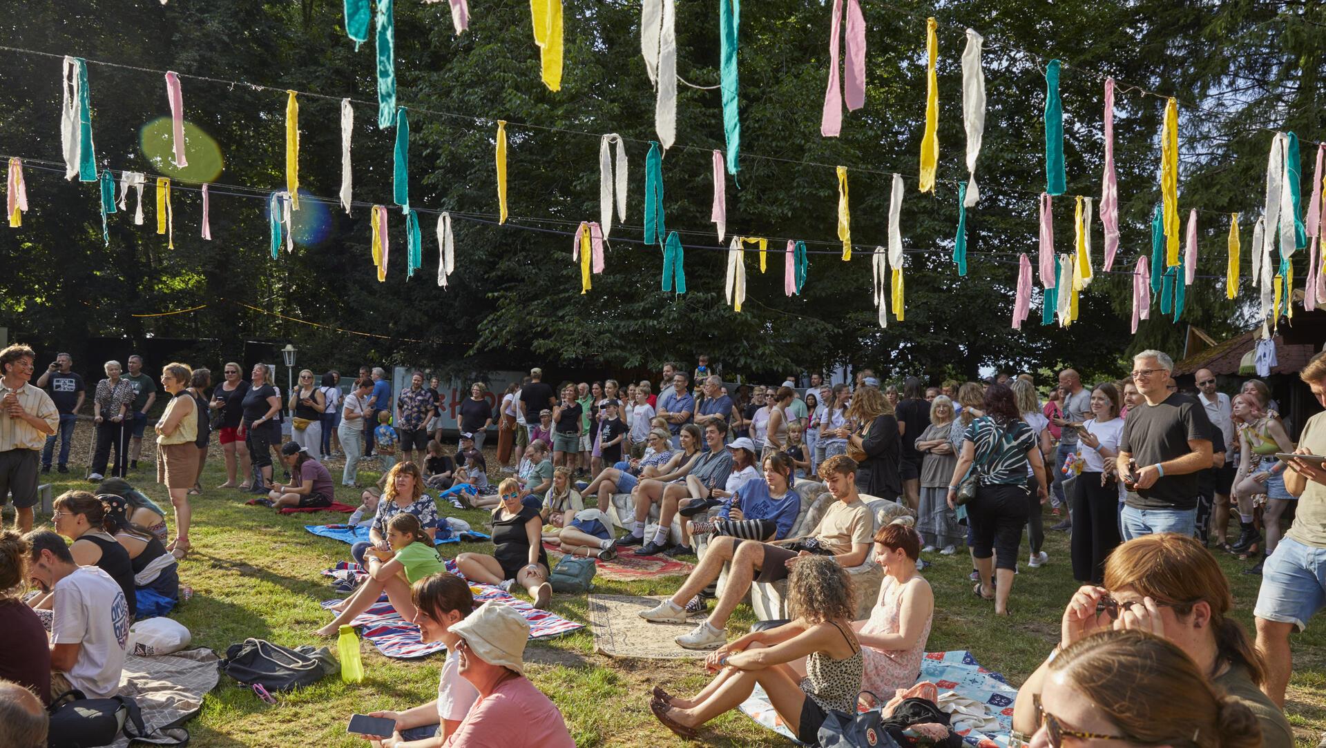 Beim Festival „Für Hilde“ herrscht eine enorm entspannte Atmosphäre.