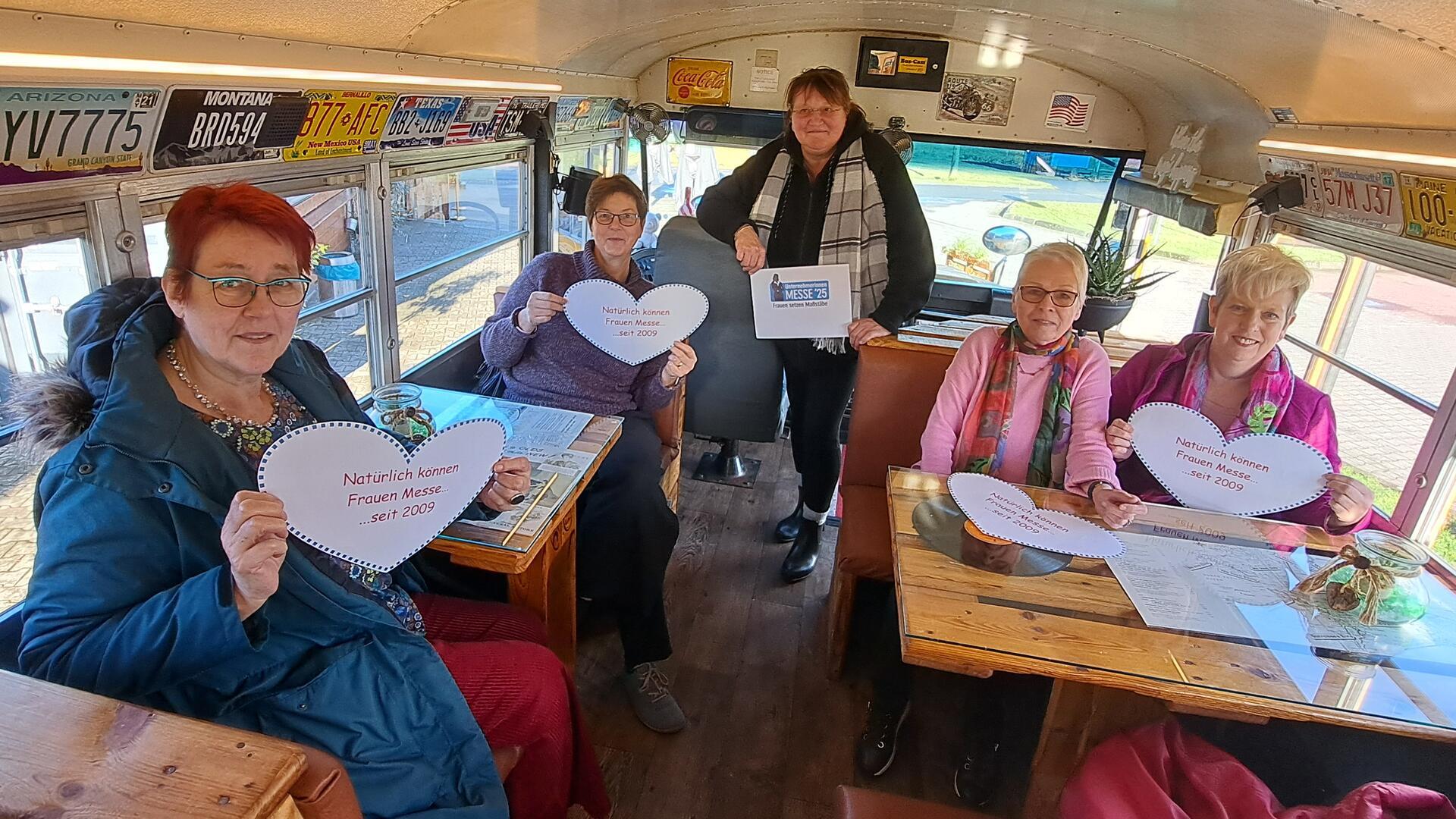 Bereiten die Unternehmerinnen-Messe vor: Petra Klipp (v.l.), Ina Viebrok-Hörmann, Doris Walleit, Evelyn Fromme und Rita Hogrewe.