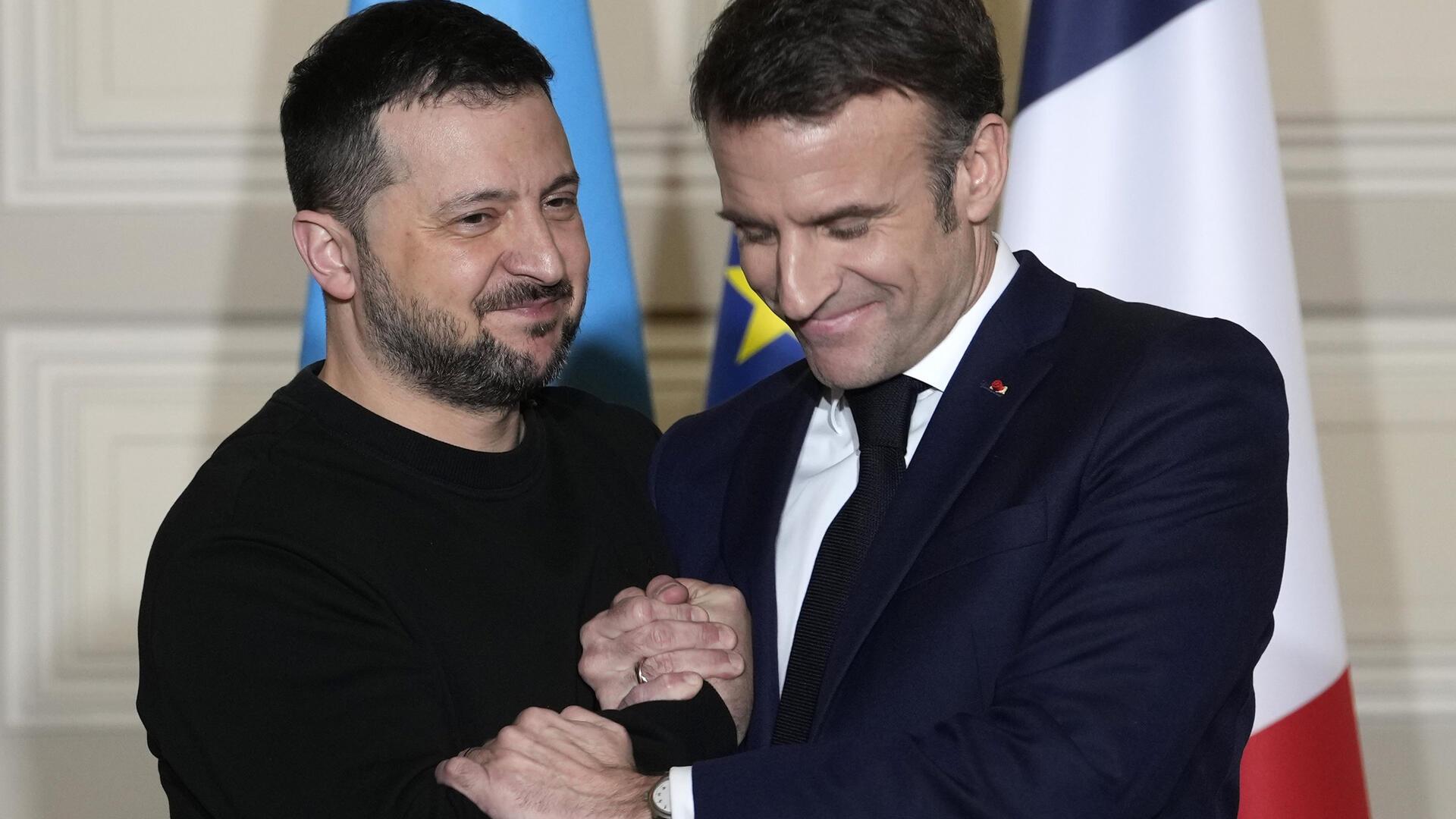 Selenskyj und Macron