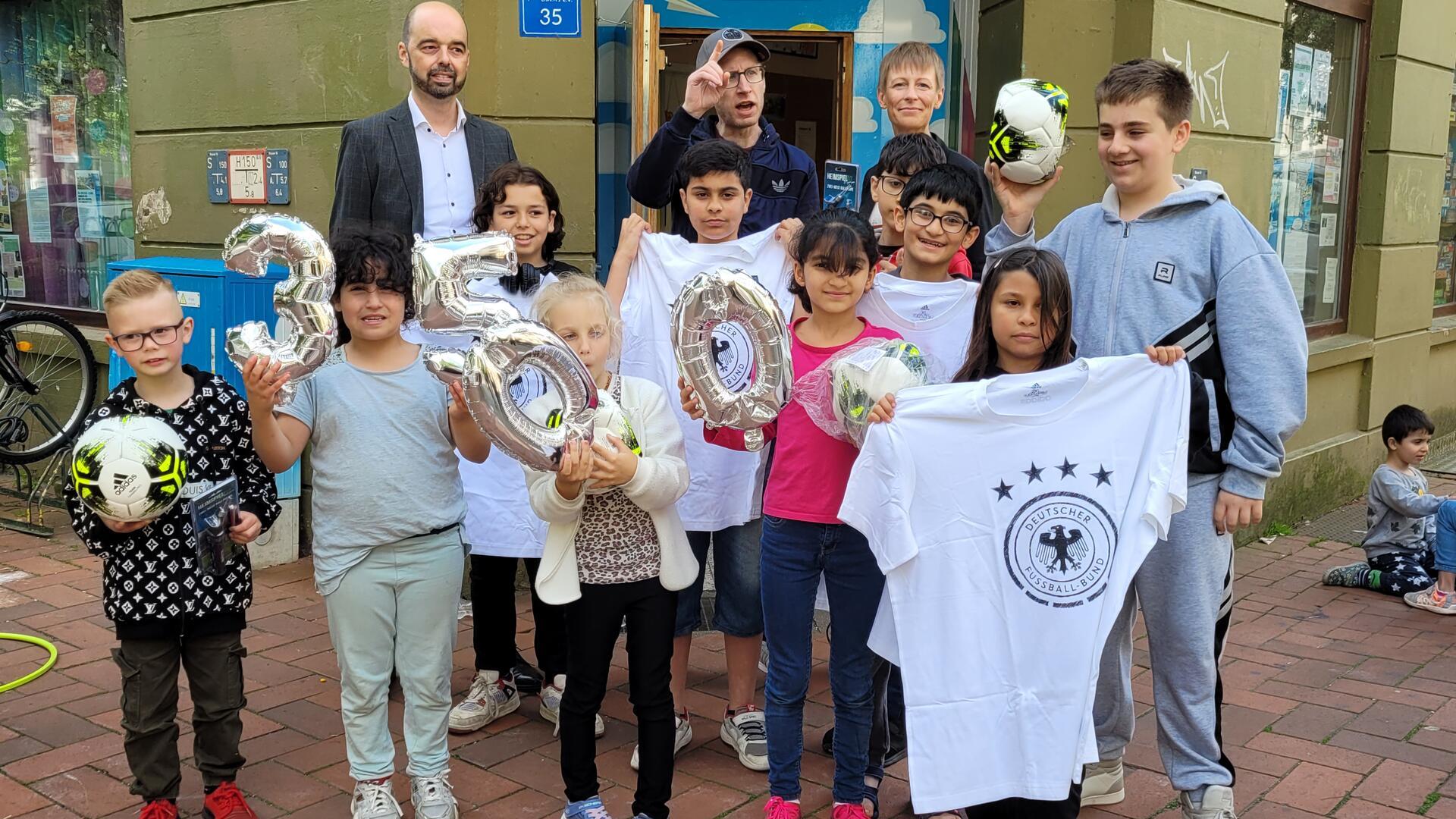 Spende für Rückenwind-Kinder