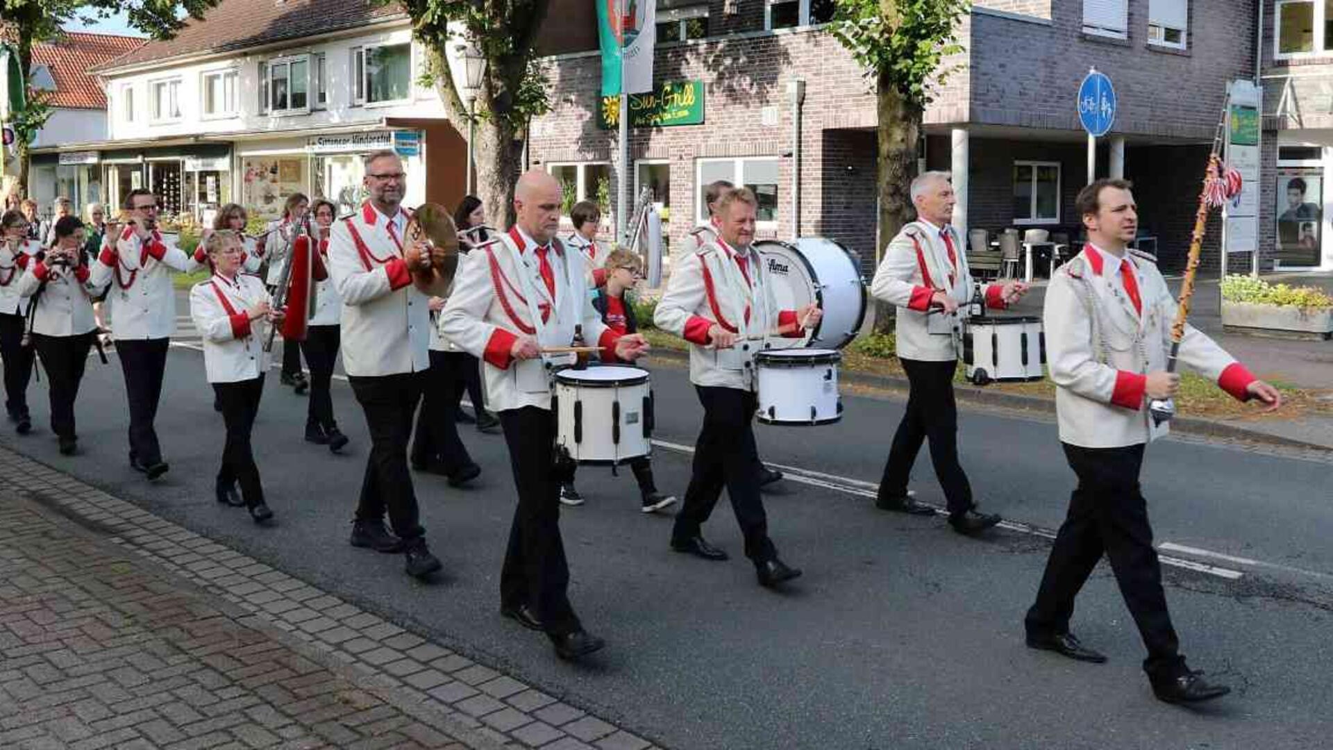 Der Spielmannszug aus Sittensen. 