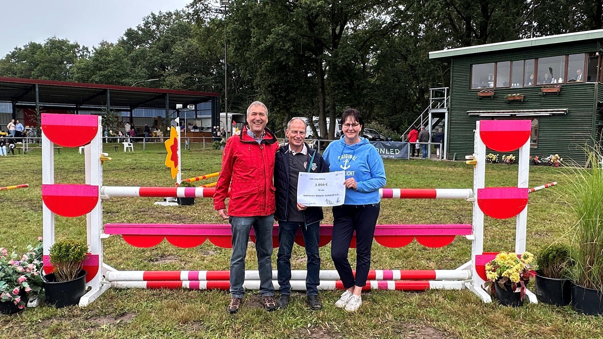 Stiftung unterstützt Reitverein Sleipnir mit 1.000 Euro