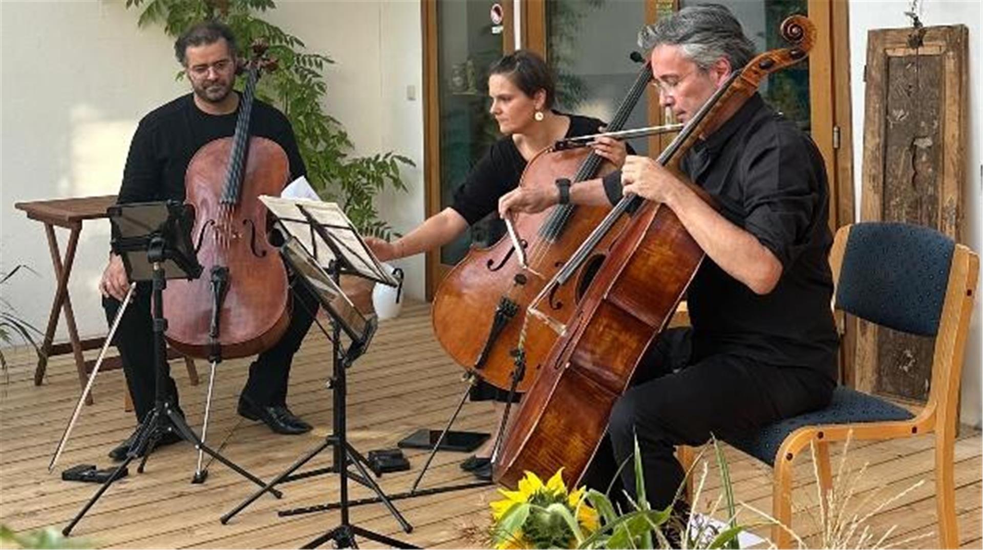 Cello-Konzert des Sponte Trios Bremen im Glashaus Dorum