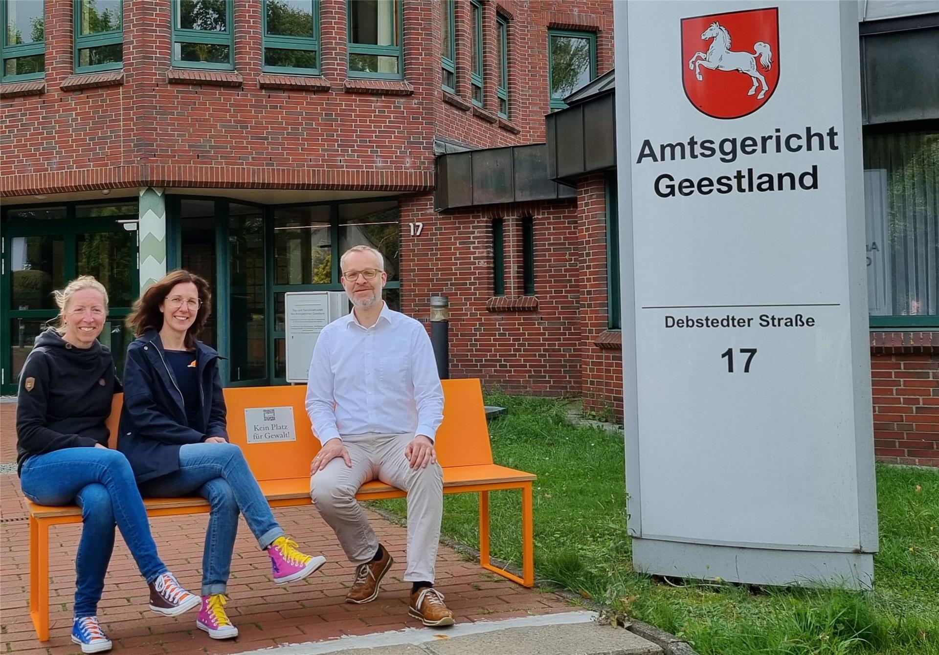 Ein Zeichen gegen Gewalt an Frauen und Mädchen