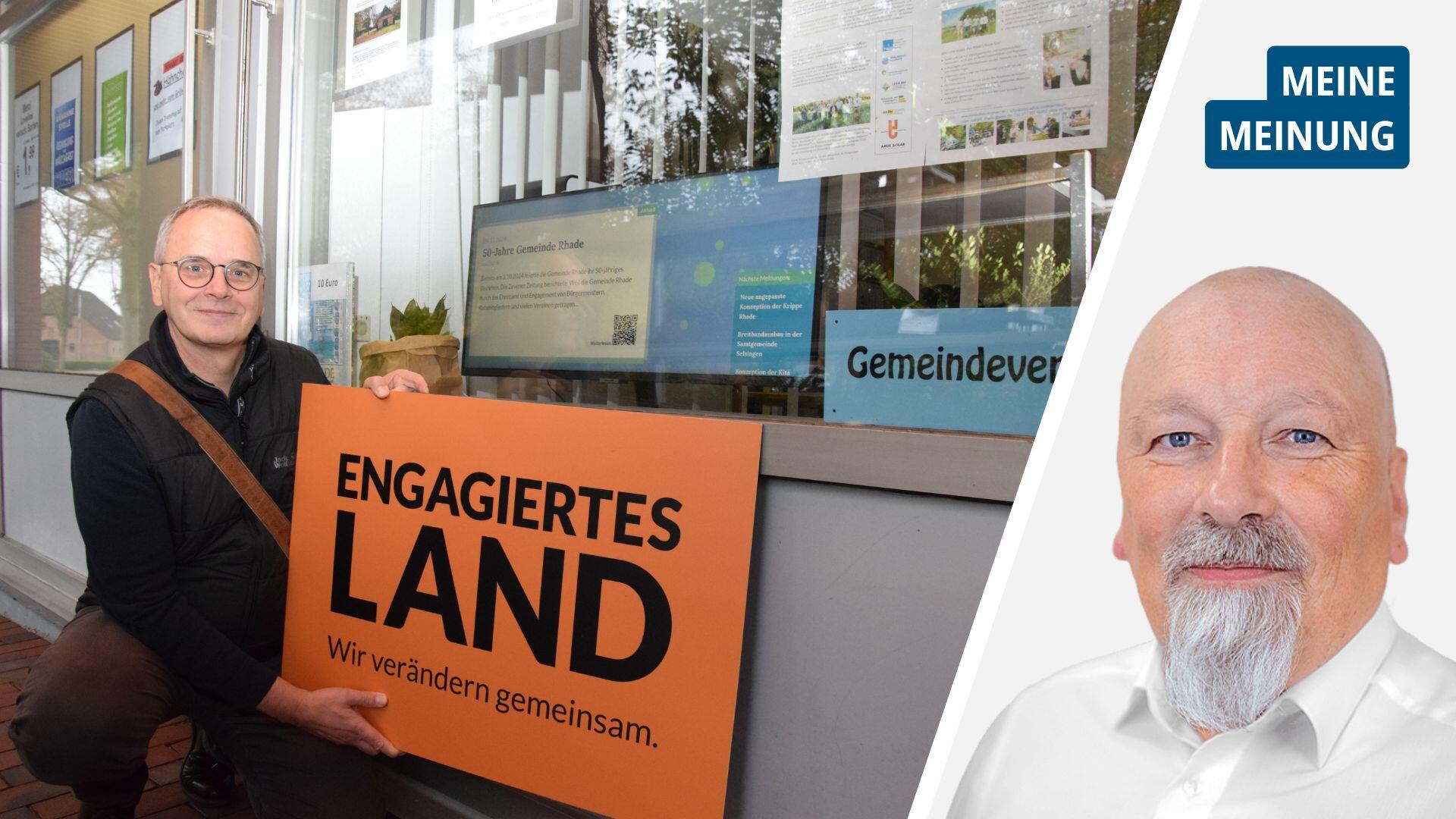 Olaf Wendelken  treibt das Projekt „Engagiertes Land“ in der Gemeinde Rhade voran. 