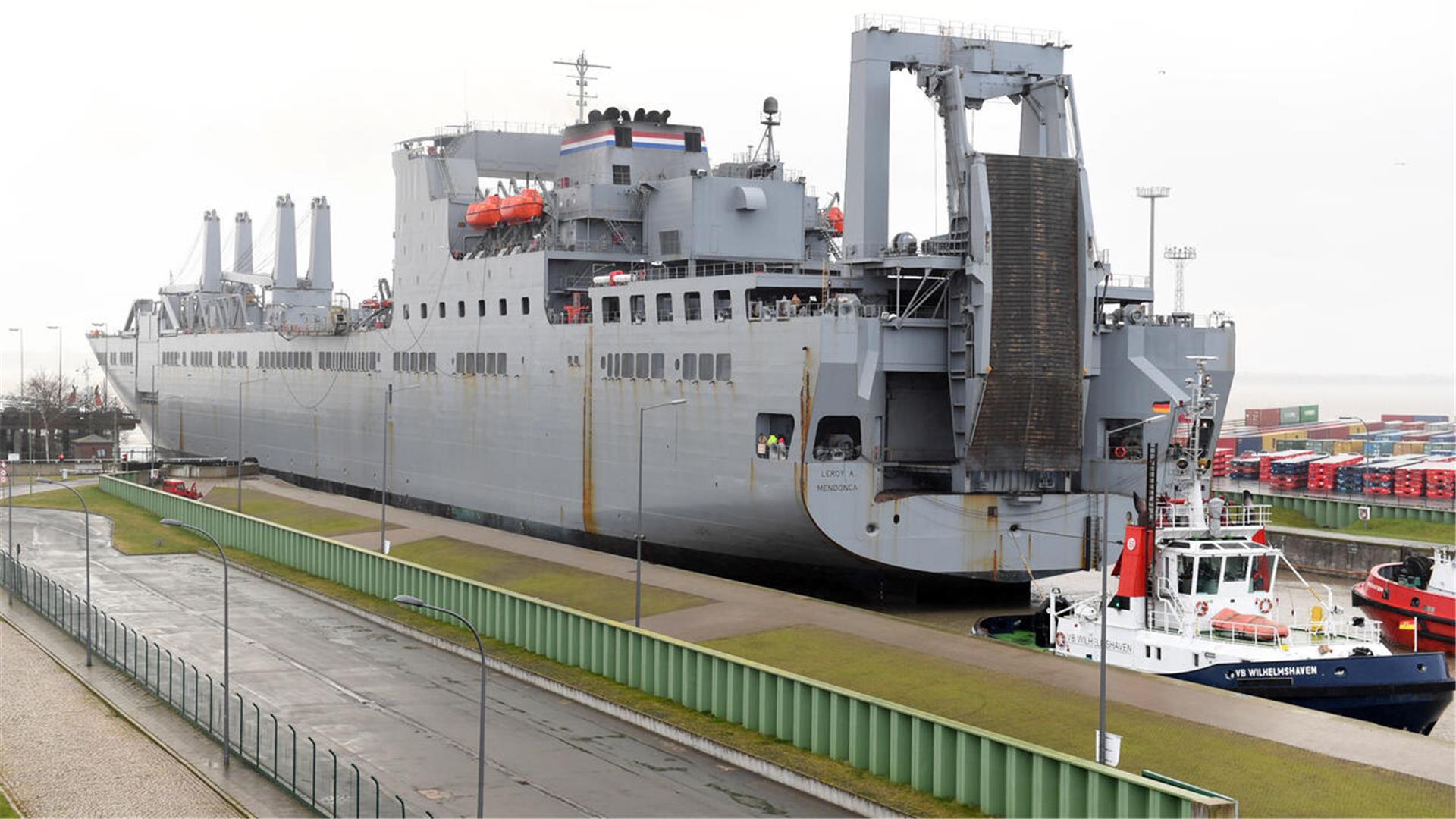 Bild aus dem Februar 2023: Die „Leroy A. Mendonca“ läuft in Bremerhaven ein.