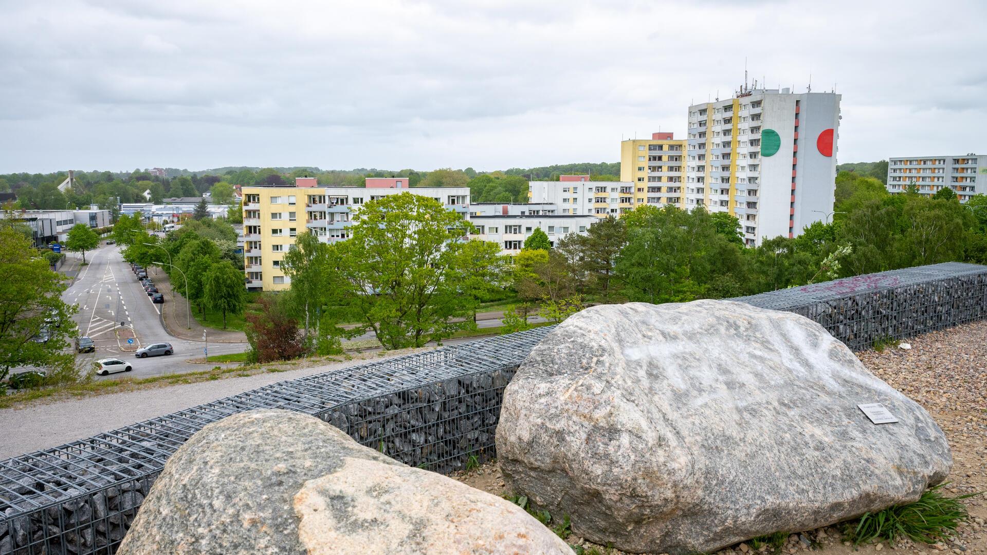 Blick vom "Tunnelberg" auf den Ortsteil. 