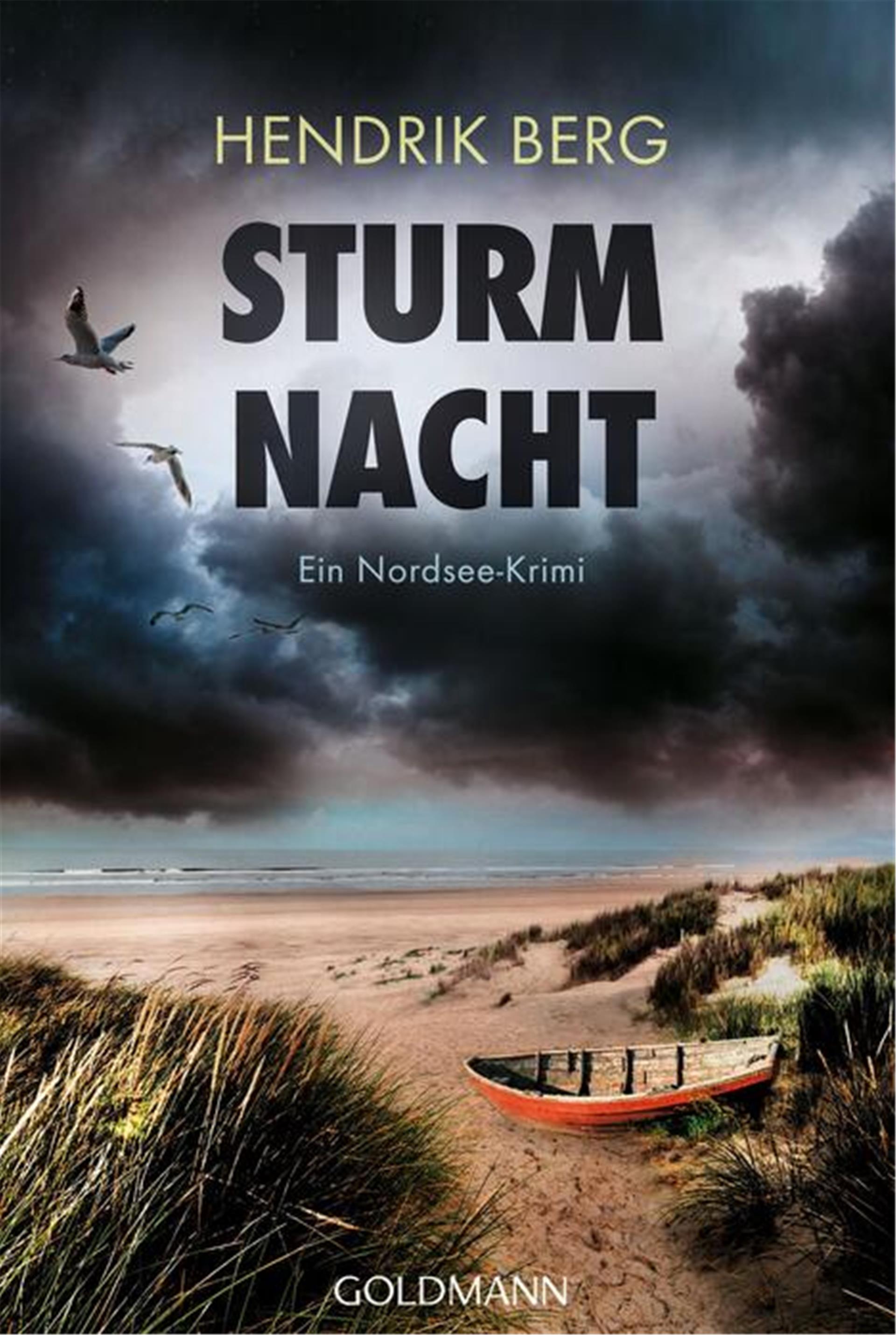 Cover des neuen Nordsee-Krimis „Sturmnacht“ von Hendrik Berg.