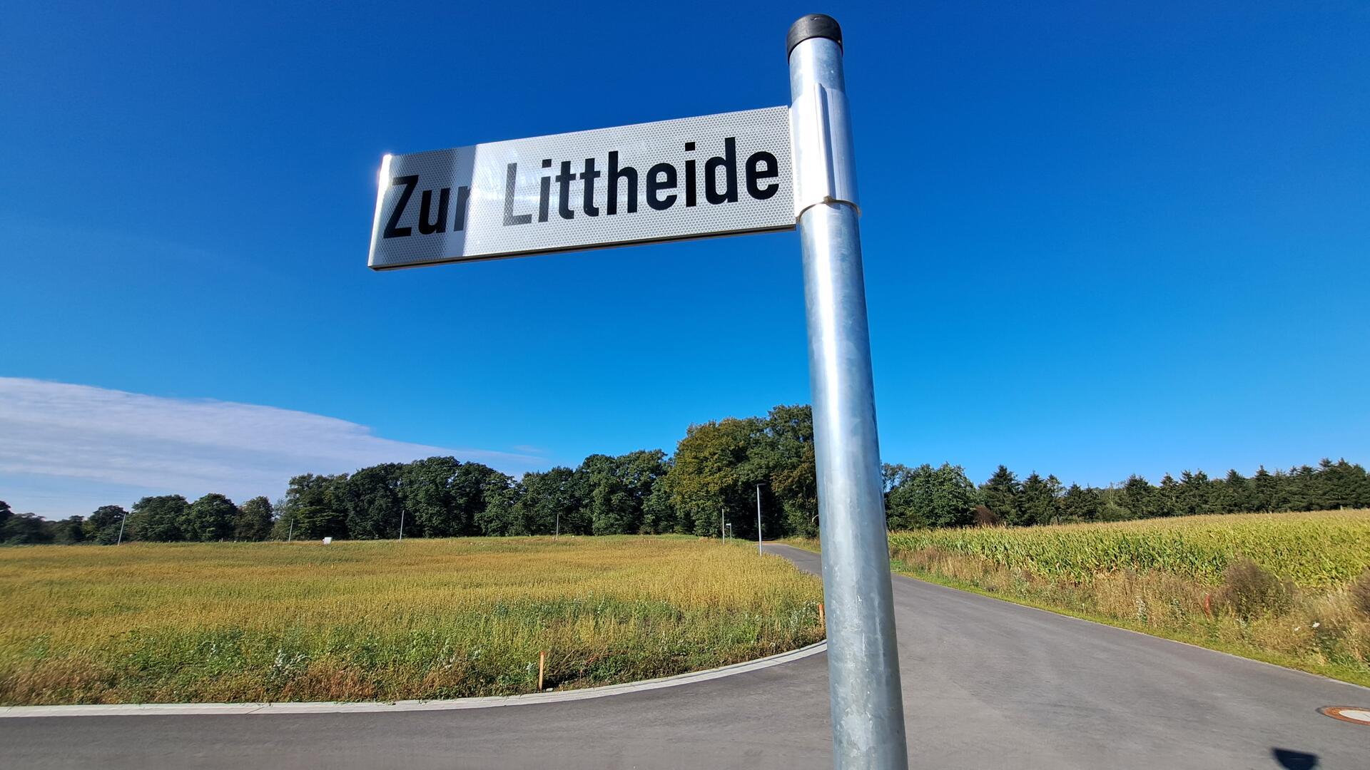 Das Baugebiet „Littheide-West“ in Bokel liegt an der neuen Straße Zur Littheide. 