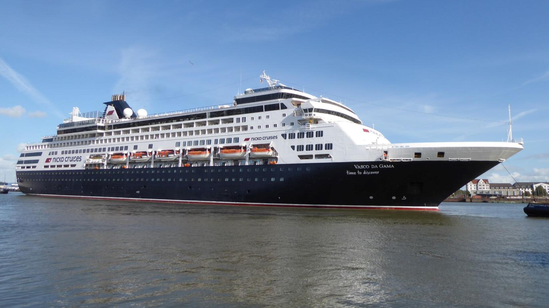 Das Kreuzfahrtschiff „Vasco da Gama“ kommt bis Anfang September mehrfach nach Bremerhaven.