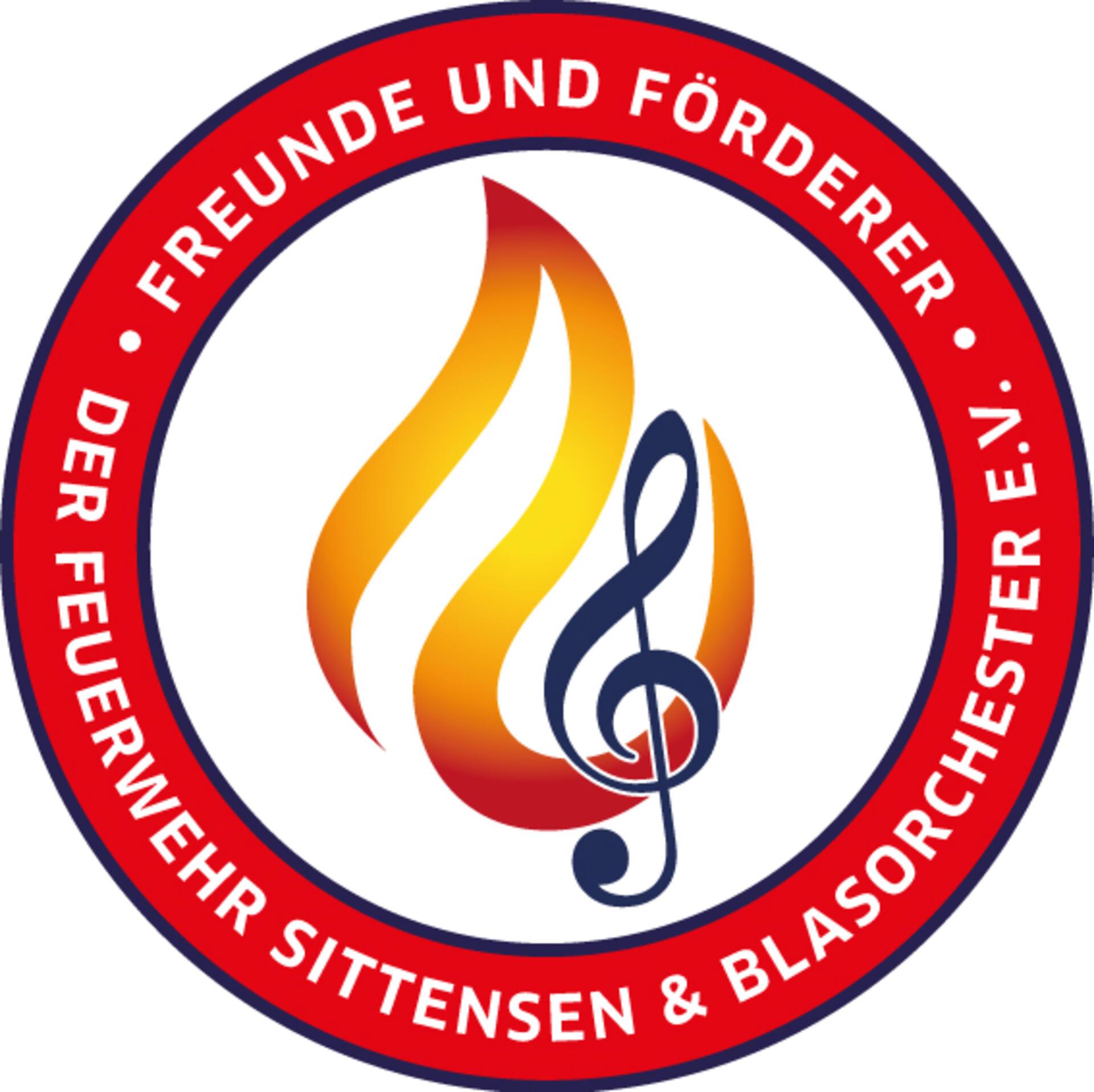 Das Logo der Freunde und Förderer der Feuerwehr Sittensen.