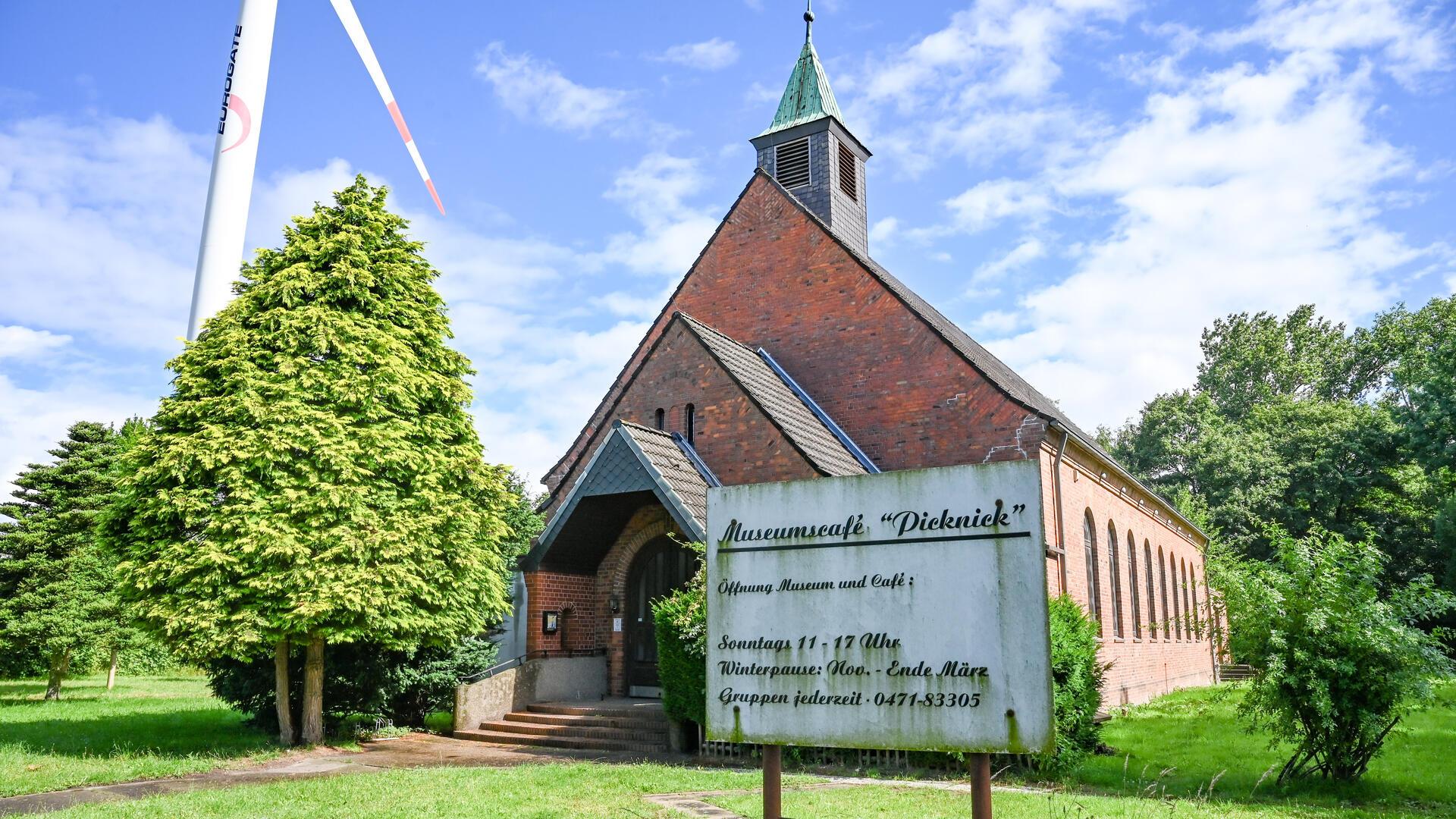 Das Museum der 50er Jahre in der ehemaligen US-Kirche auf dem Gelände der ehemaligen Carl-Schurz-Kaserne.