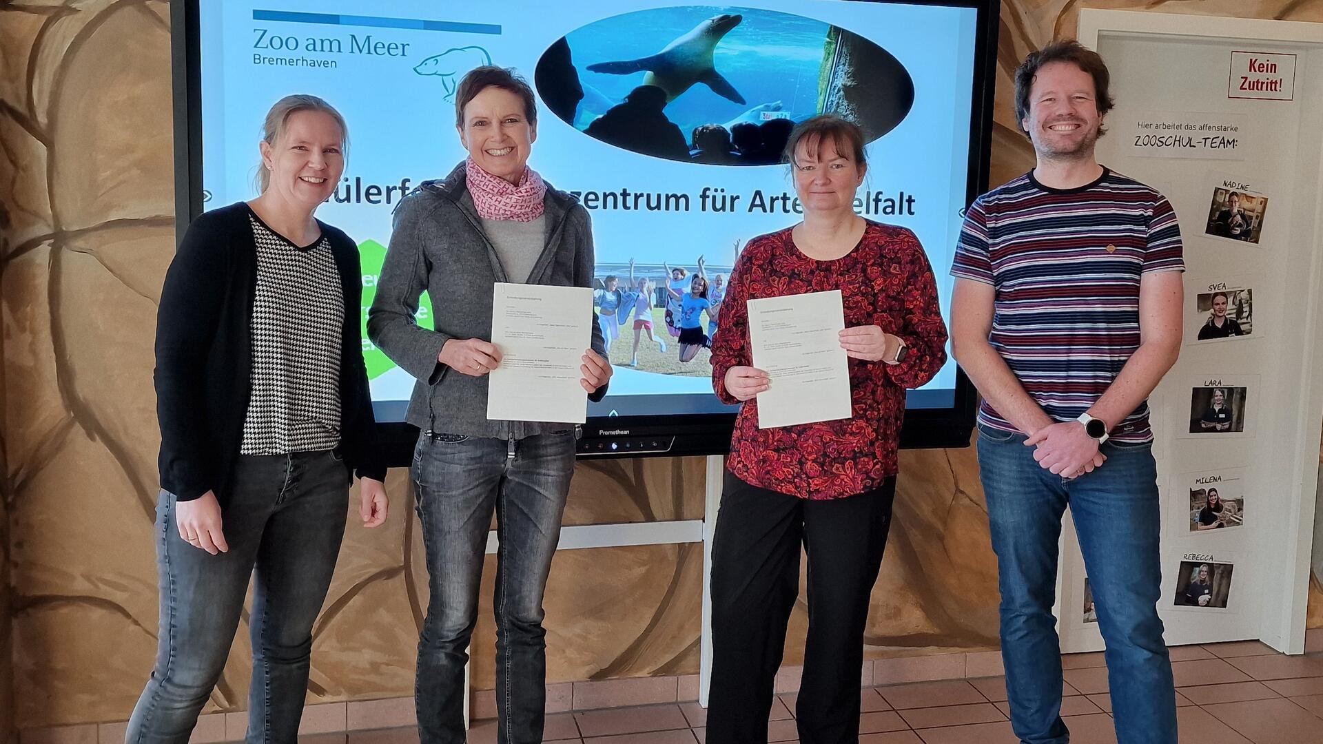 Das Schülerforschungszentrum ist von der Neuen Oberschule Lehe in Kooperation mit dem Zoo am Meer gegründet worden.