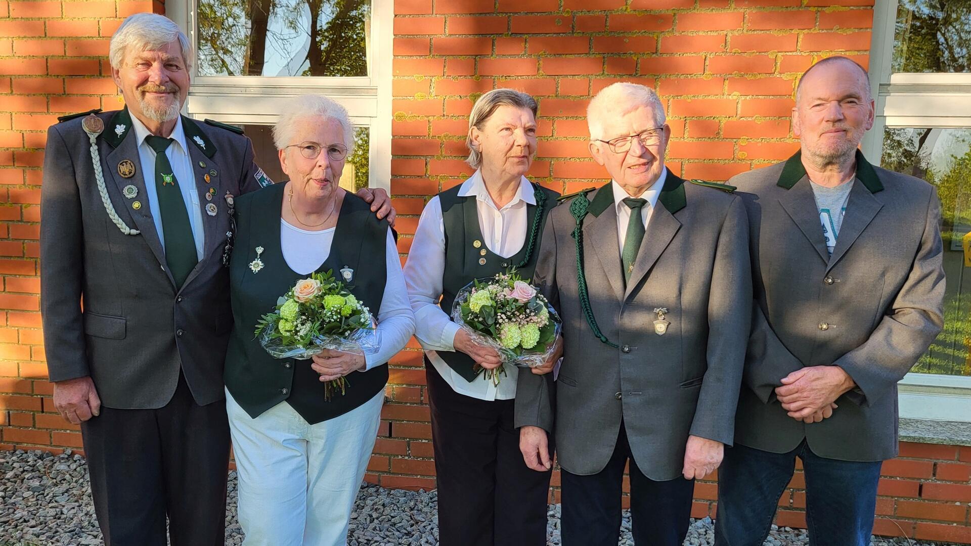 Günther Tants, Rita Milter, Waltraut Tertel, Heinz Schmidt und Reiner von Glahn