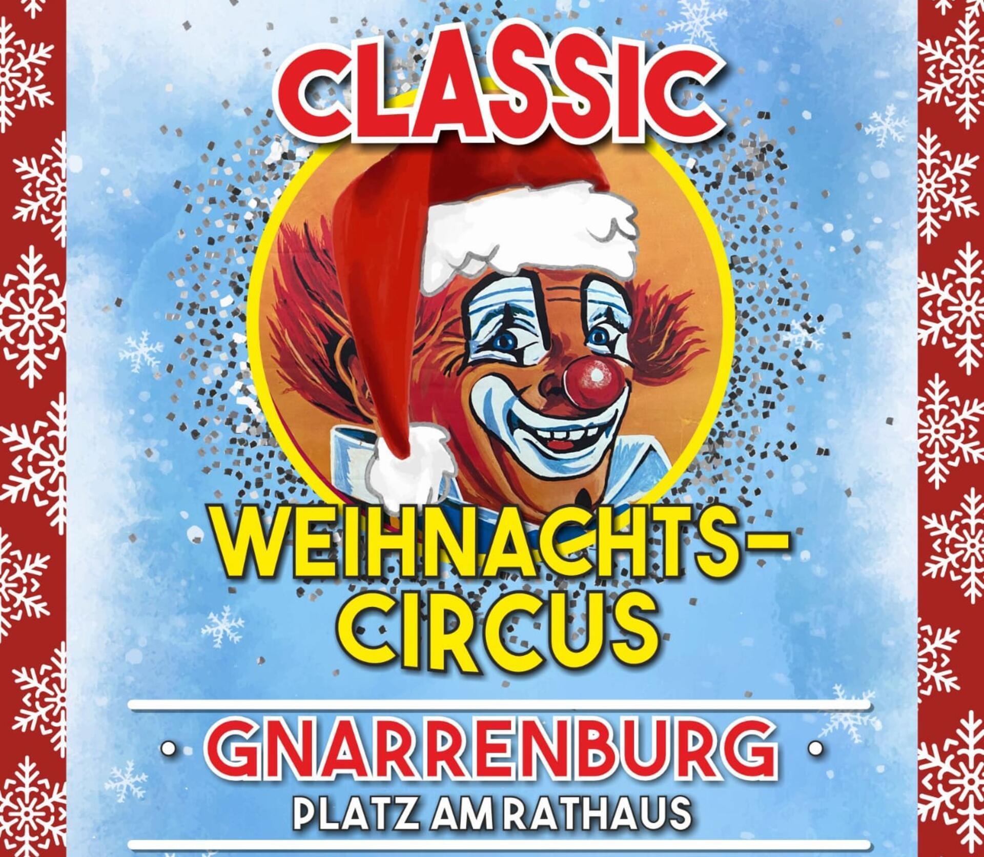 Der Classic-Weihnachtscircus findet vom 26. bis 29. Dezember statt. Für 31. Dezember ist eine Silvester-Gala geplant.