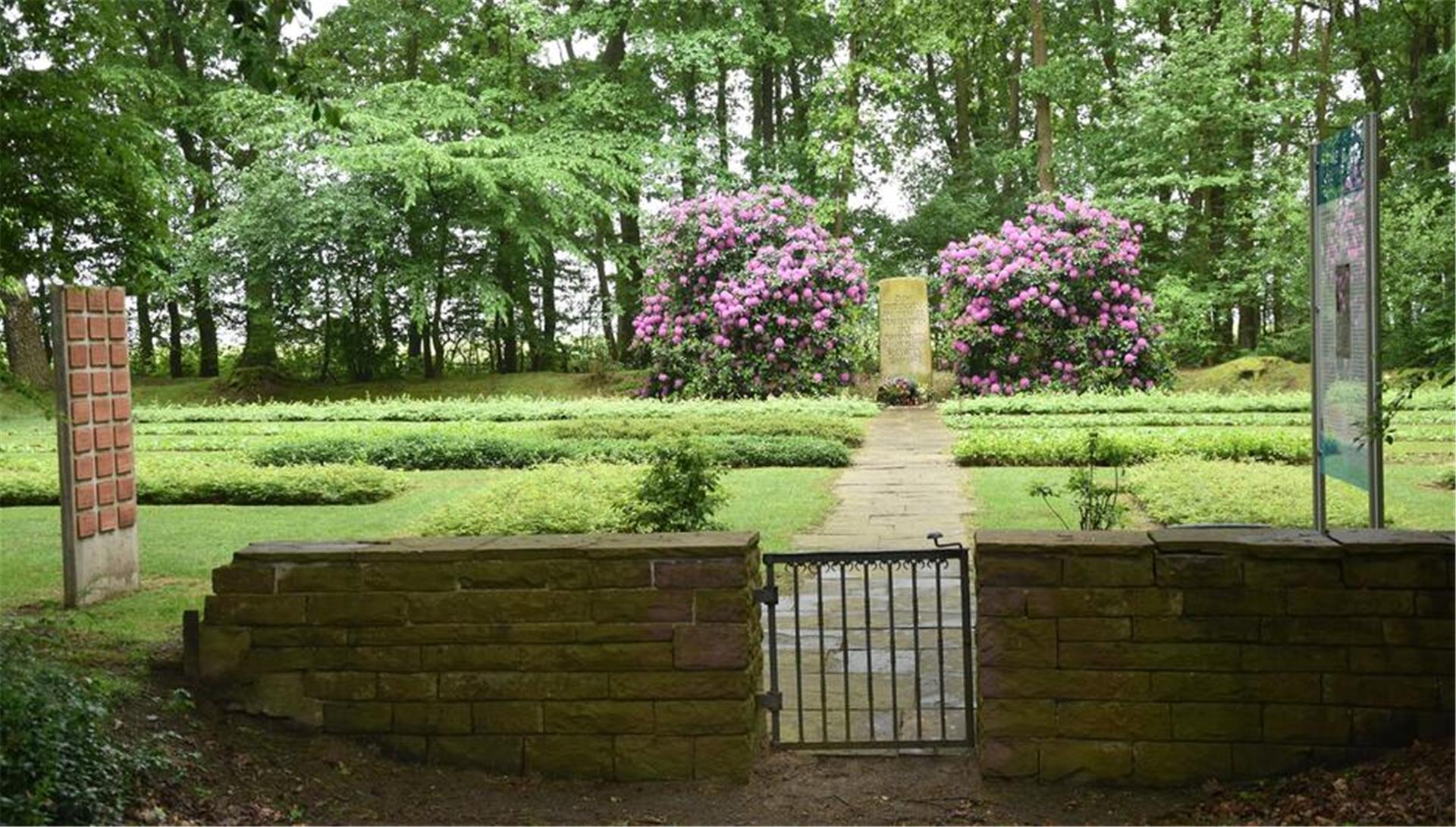 Der Russenfriedhof am Kronshusen in Zeven