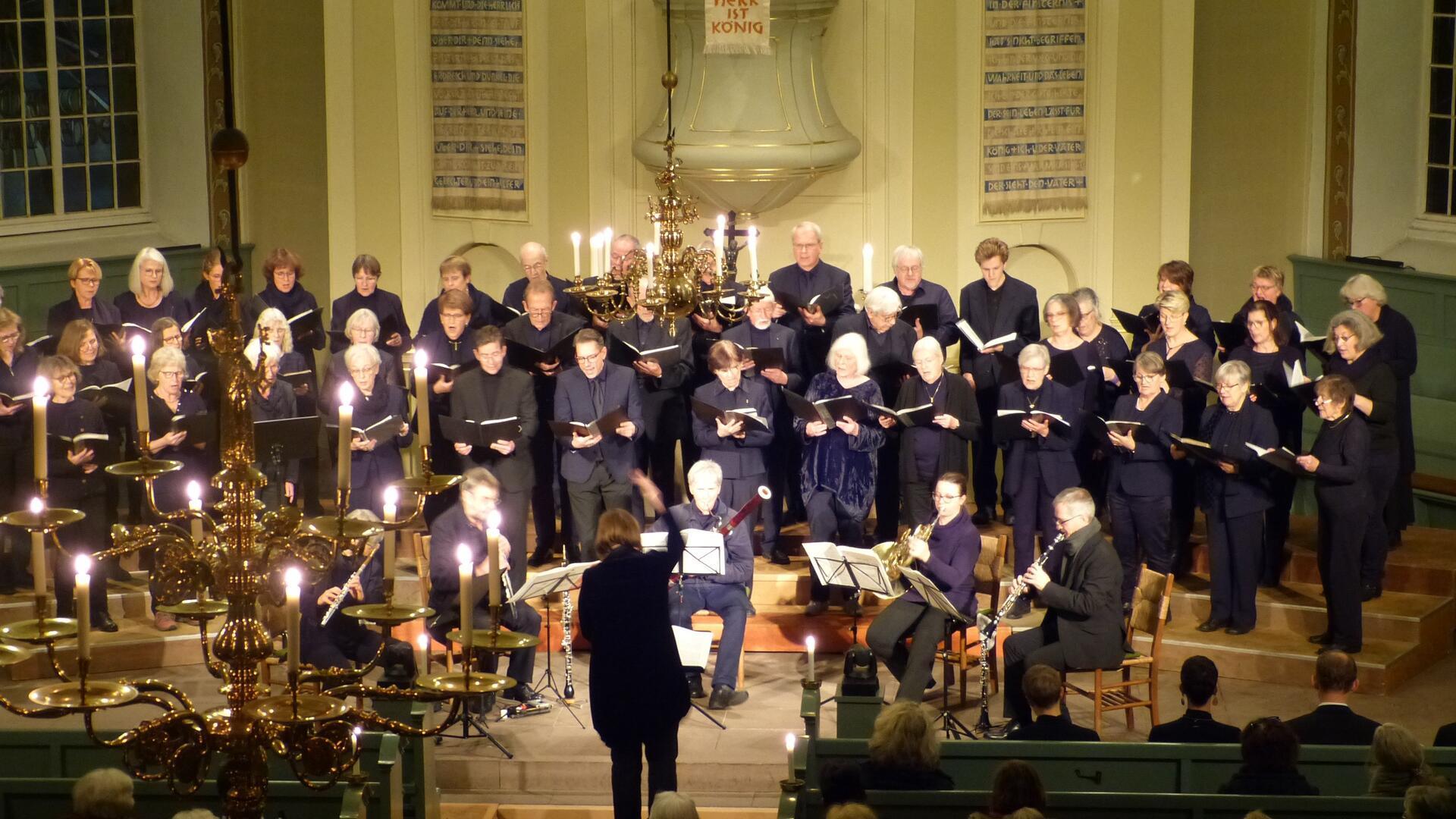 Der Kantorei-Chor der St. Liborius-Gemeinde ist beim Konzert am Ewigkeitssonntag dabei.