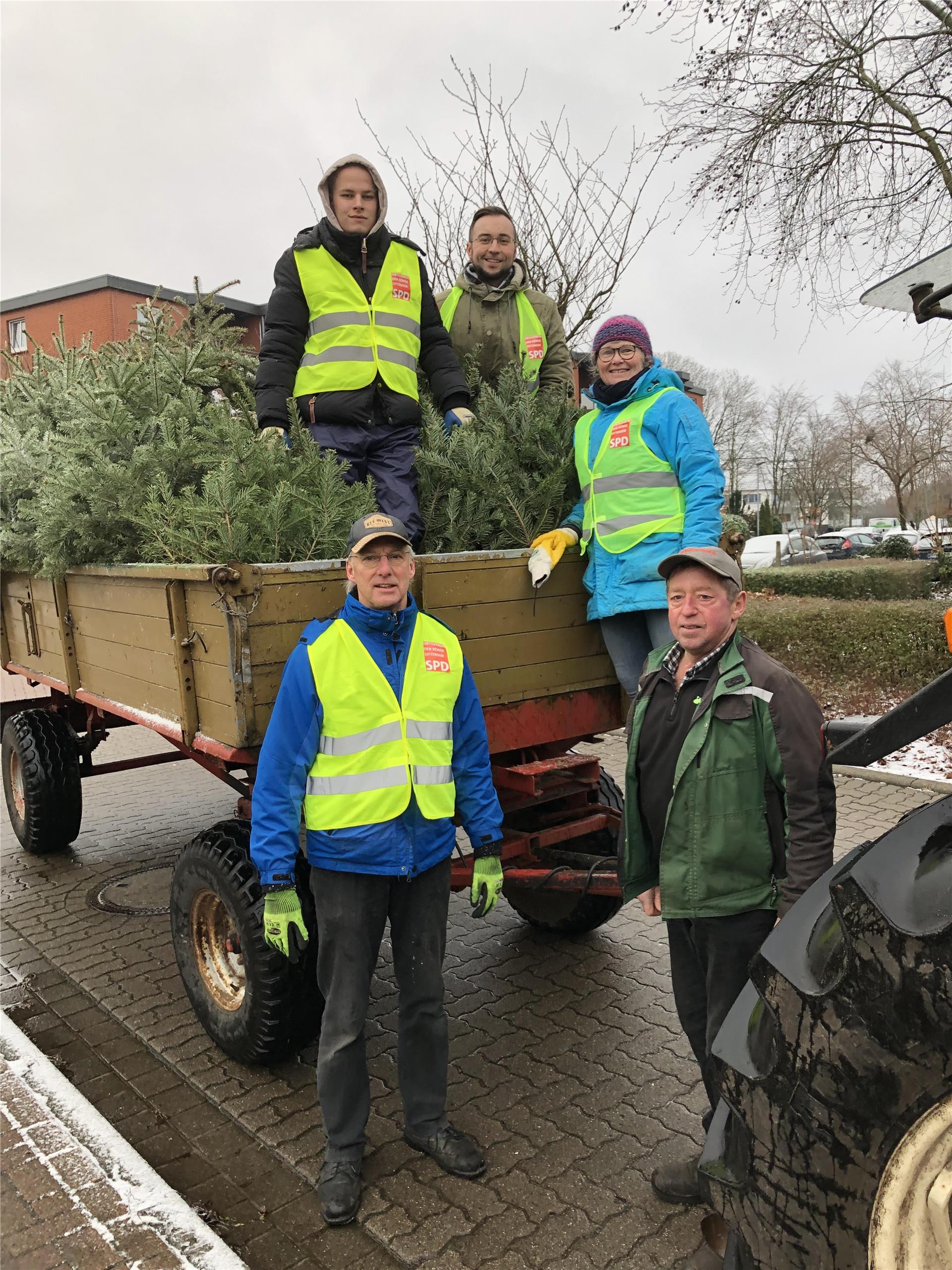 Der SPD-Ortsverein Börde Sittensen lädt zum Einsammeln von Weihnachtsbäumen ein.