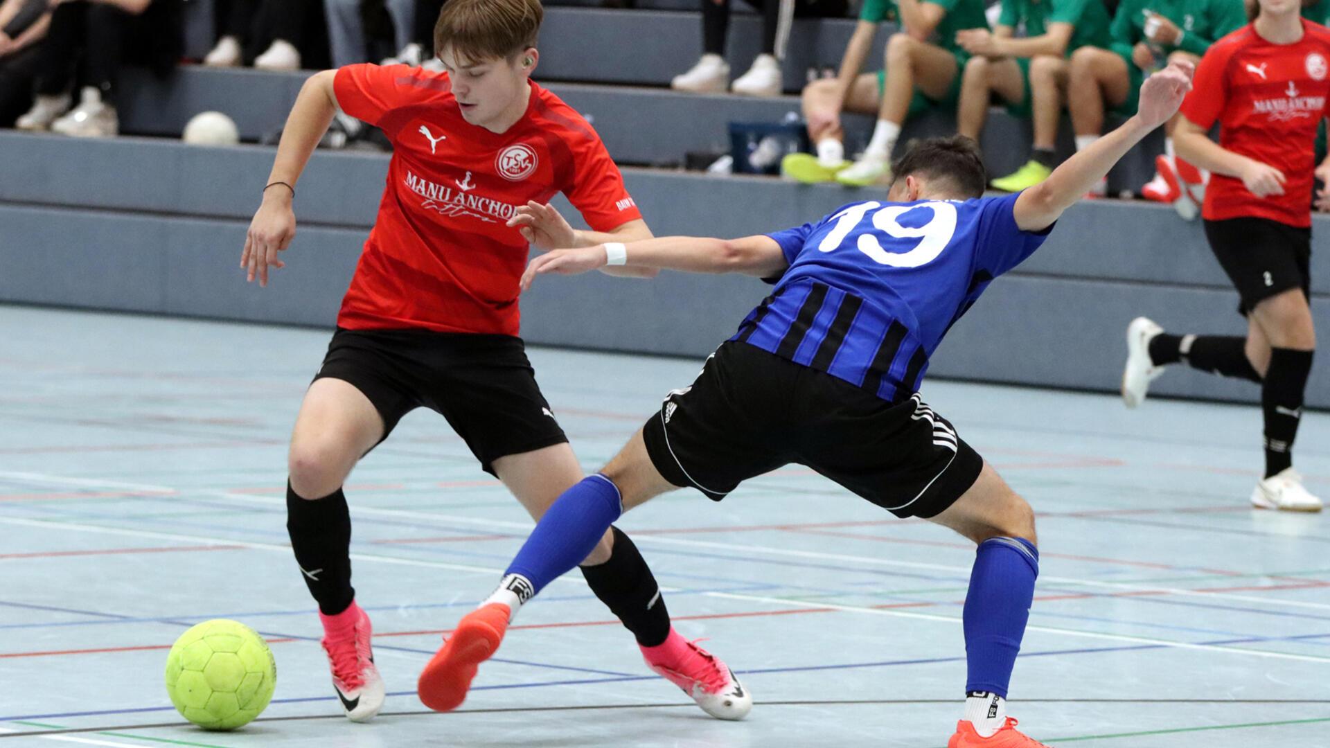 Der TSV Gnarrenburg, hier mit Jaret Renken (l.), ist beim 16. Volksbank-Cup nicht dabei. Landes- und Bezirksligisten sind unter sich.