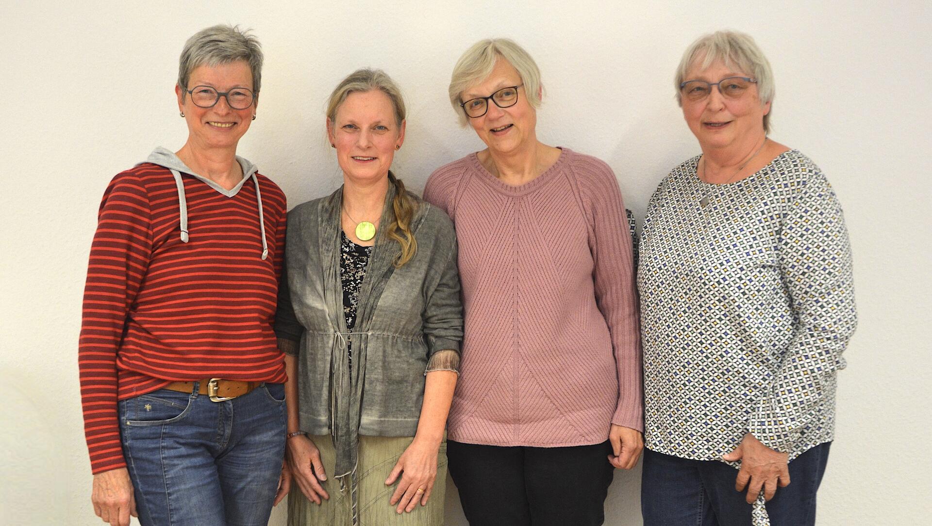 Der neue Vorstand vom Kneipp-Verein: Kerstin Picker (von links, Zweite Vorsitzende), Katja Poppe (Vorsitzende), Angela Mikus (Schriftführerin) und Sonja Holten (Schatzmeisterin).