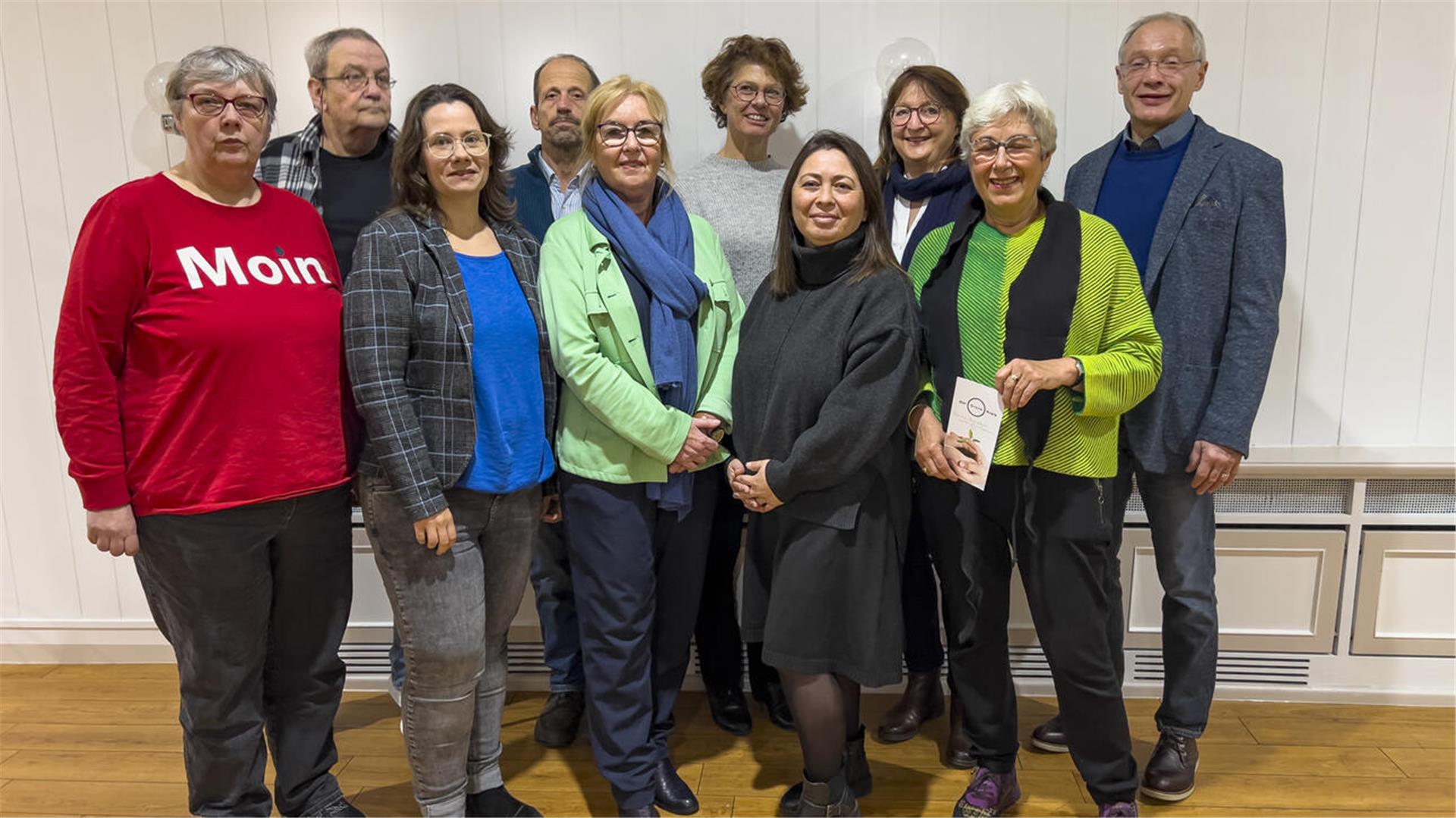 Der neue Vorstand (von links): Claudia Gerdes, Michael Müllner, Sabrina Czak, Hubert Paetz, Sabine Markmann-Breuer, Juliane Keil, Ebru Aydin, Sandra Charlet, Sybille Böschen, Torsten Koop.