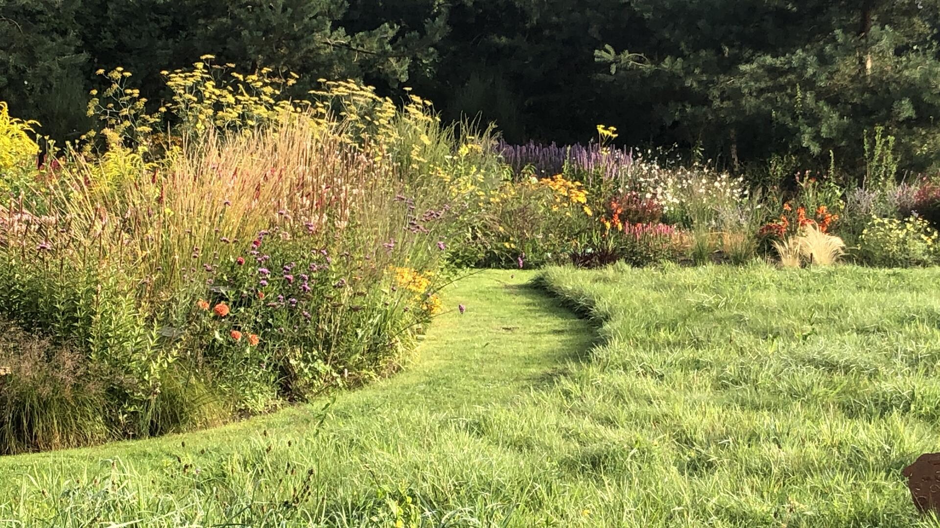 Der weitläufige „Garten am Mühlenbach“ von Ulrike Aping und Klaus Decker in Breddorf kann am Sonntag von 11 bis 18 Uhr besichtigt werden.