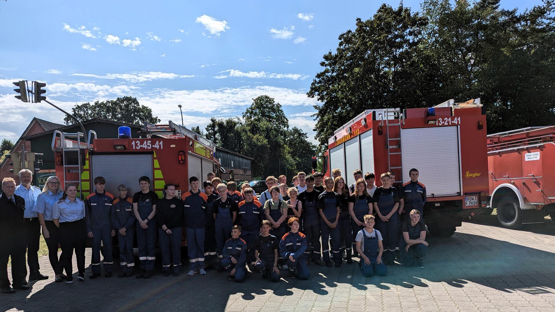 Die Abzeichen der Jugendflamme II wurden in Eberdorf verliehen.