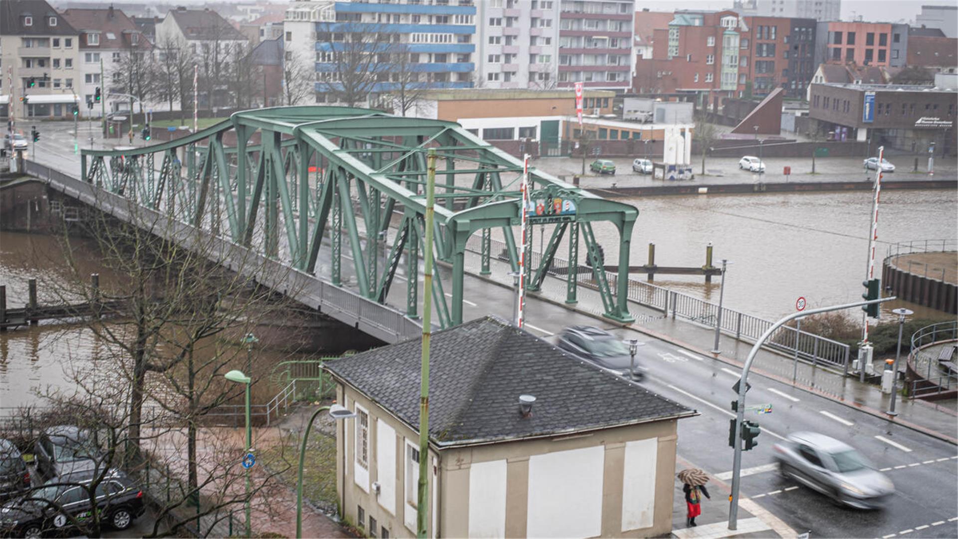 Die Alte Geestebrücke wird gesperrt.