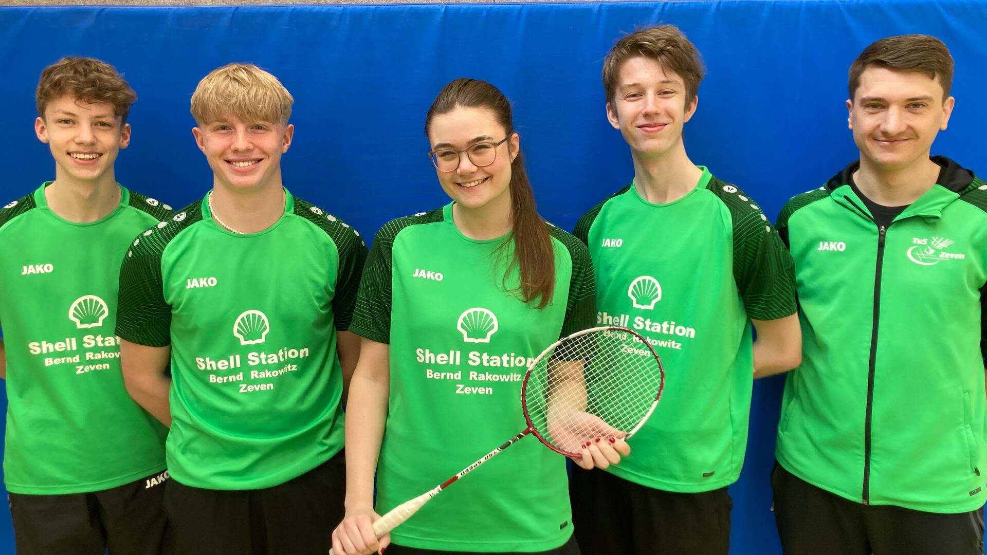 Badminton-Jugend des TuS Zeven