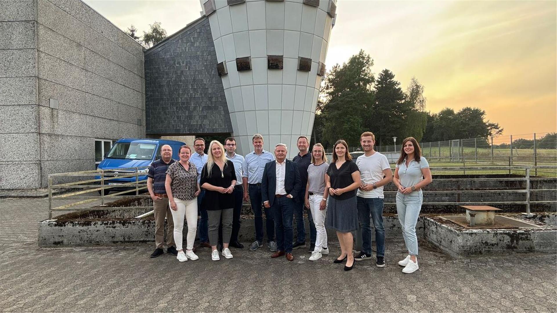 Die CDU-Stadtratsfraktion Bremervörde besuchte kürzlich den Wasserverband in Minstedt.