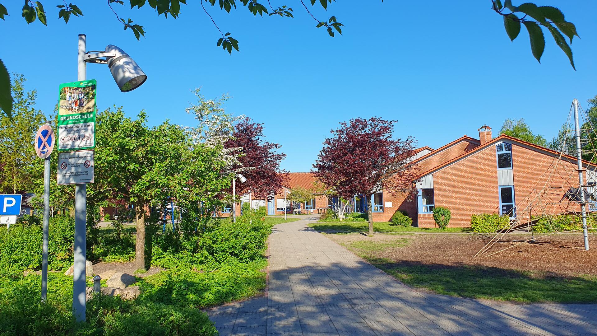 Die Grundschule am Wilden Moor.