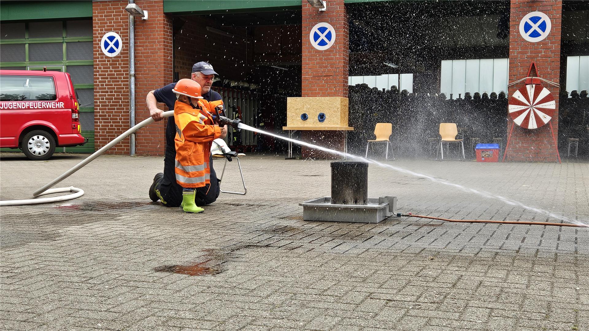 Ferienspaß bei der Feuerwehr Selsingen