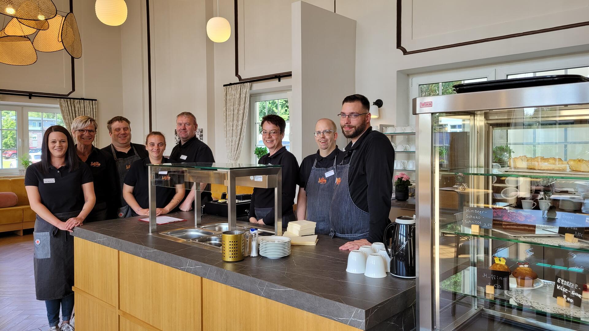 Die Mannschaft des Inklusionscafés Solferino in Nordholz wünscht sich, noch bekannter zu werden.