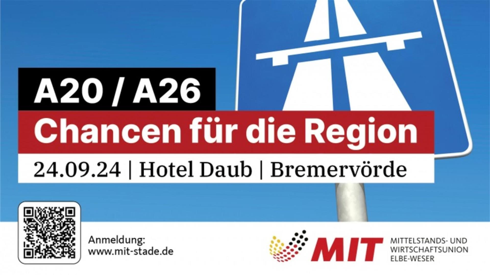 Die Mittelstands- und Wirtschaftsunion, Bezirksverband Elbe-Weser, lädt für Dienstag, 24.September, 19 Uhr, in das Hotel Daub in Bremervörde.