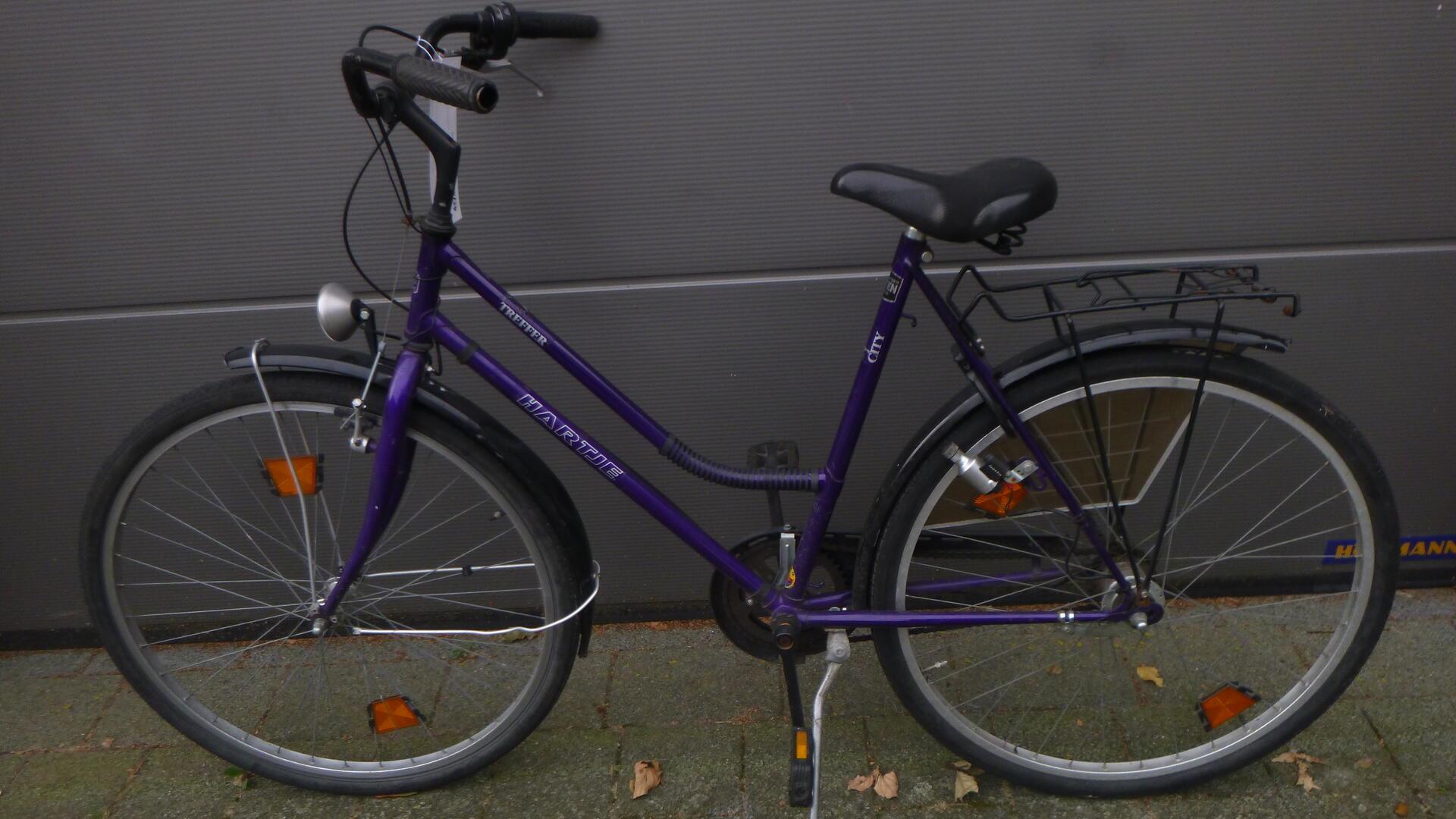 Ein gestohlenes Damenfahrrad.