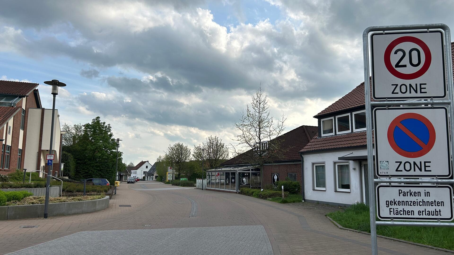 Die Postraße in Tarmstedt.