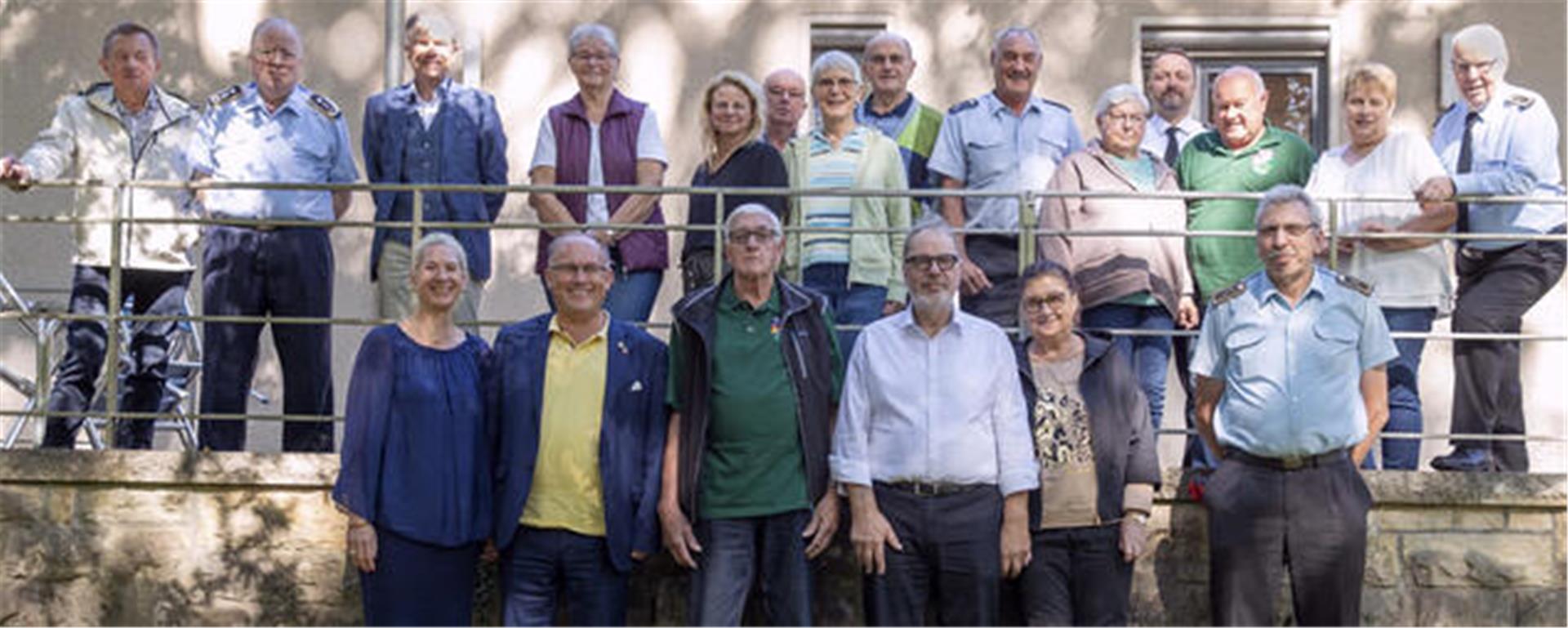 Die Reisegruppe aus Norddeutschland in Berlin.