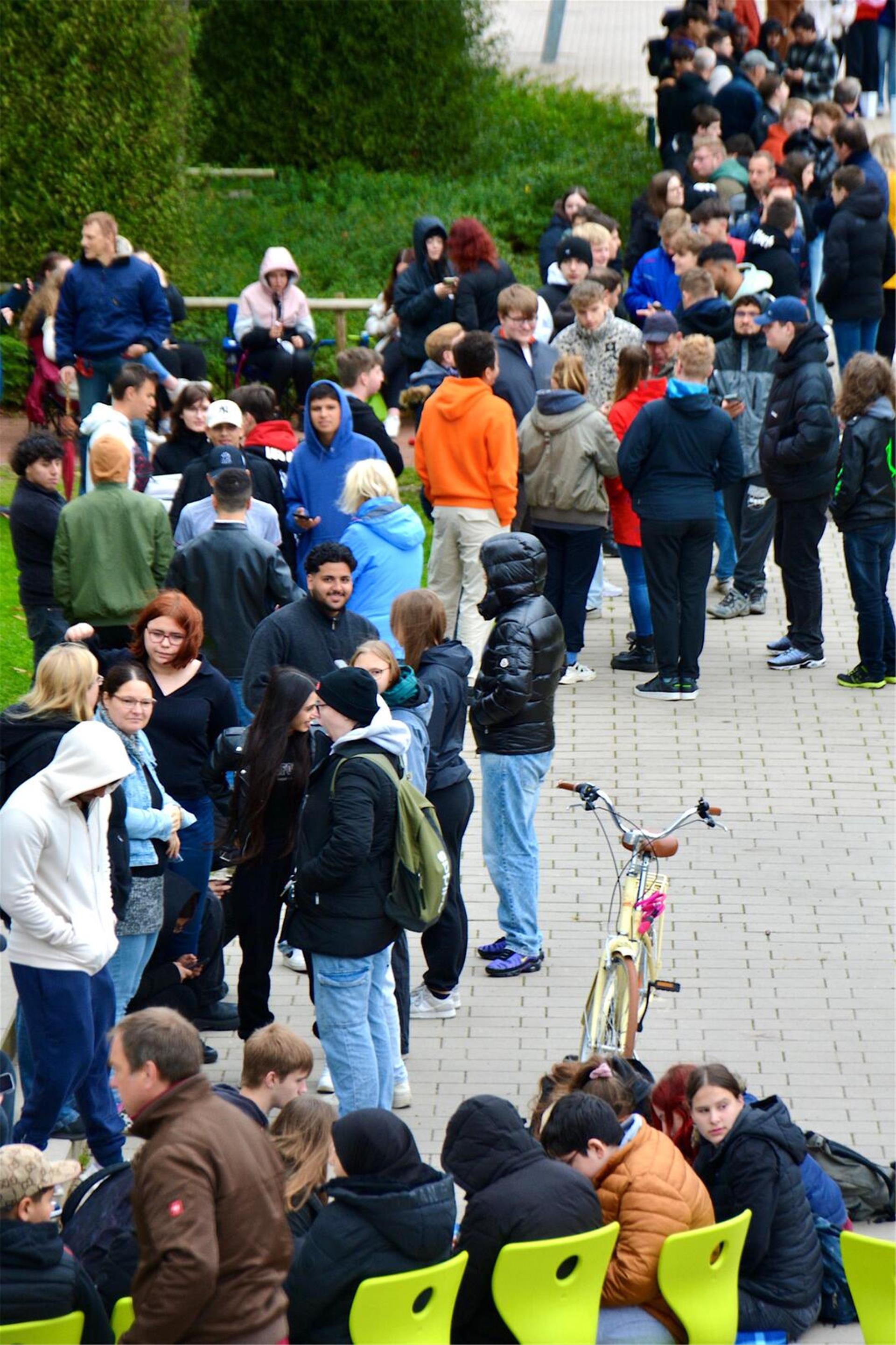 Die Schüler der Hauptschule und der Realschule sowie der BBS.