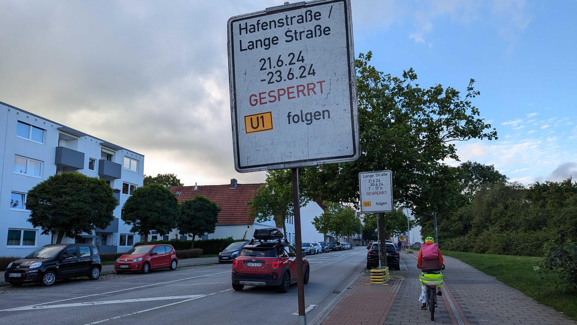 Ein Straßenschild