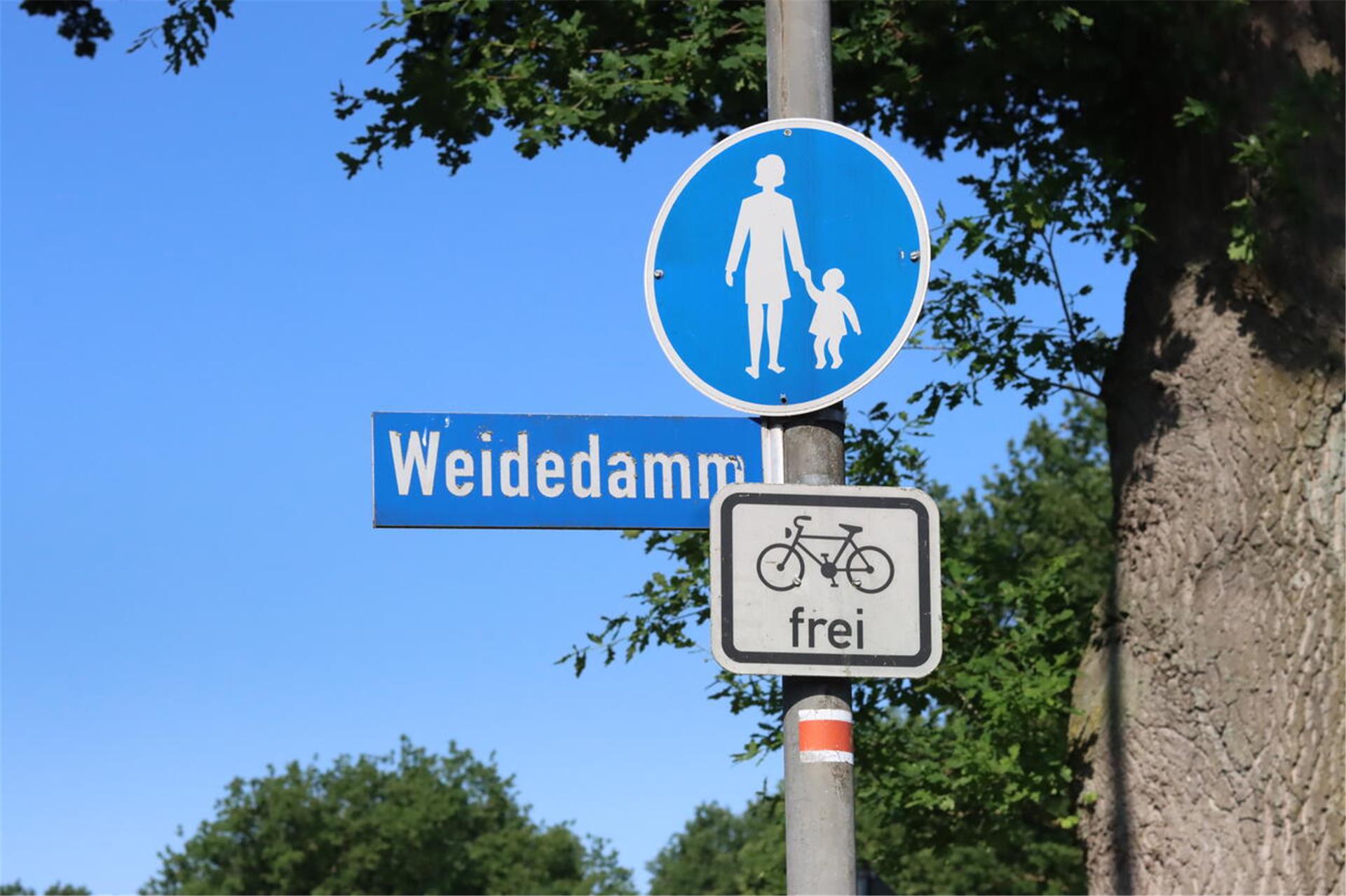 Ein Straßenschild