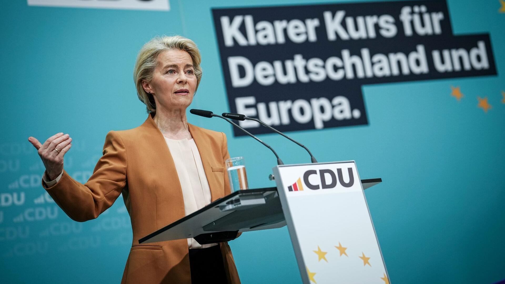 Die amtierende EU-Kommissionspräsidentin Ursula von der Leyen bewirbt sich für eine zweite Amtszeit.